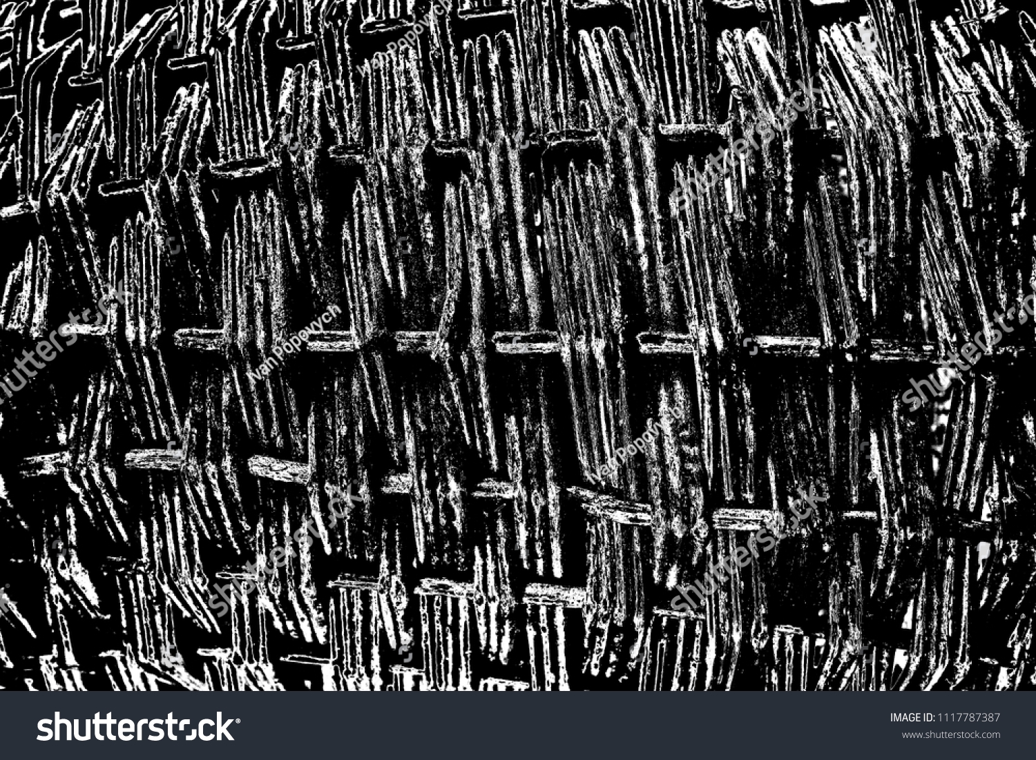 Abstract background. Monochrome texture. Image includes a effect the black and white tones. #1117787387