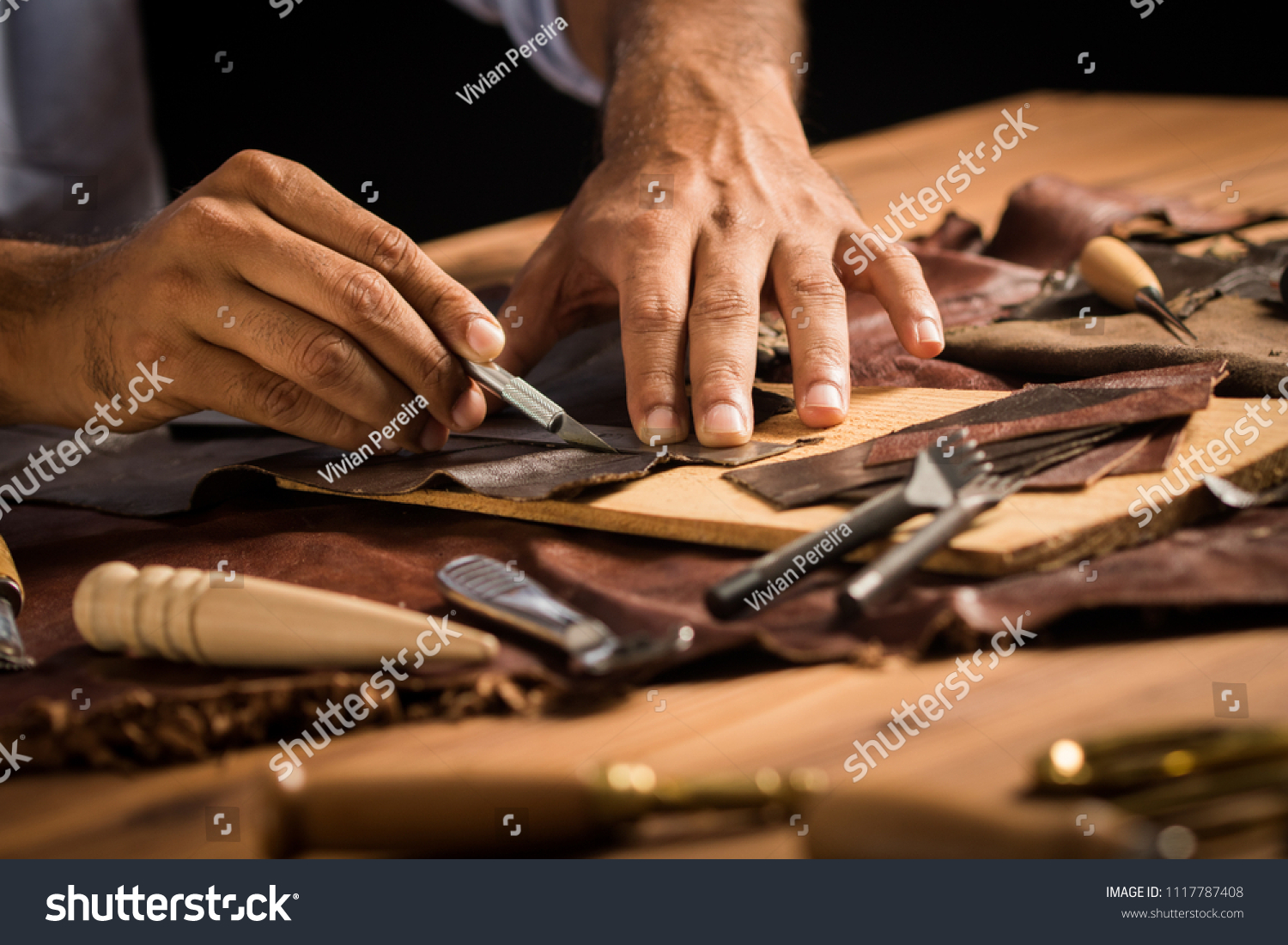 Handmade Leather Craftsman #1117787408