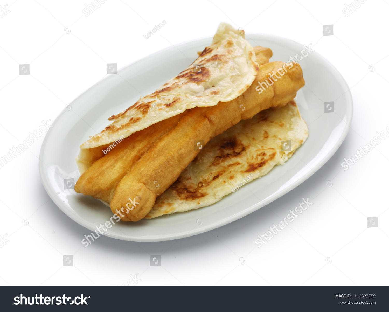 Shaobing Youtiao Chinese Cruller In Layered Royalty Free Stock Photo Avopix Com