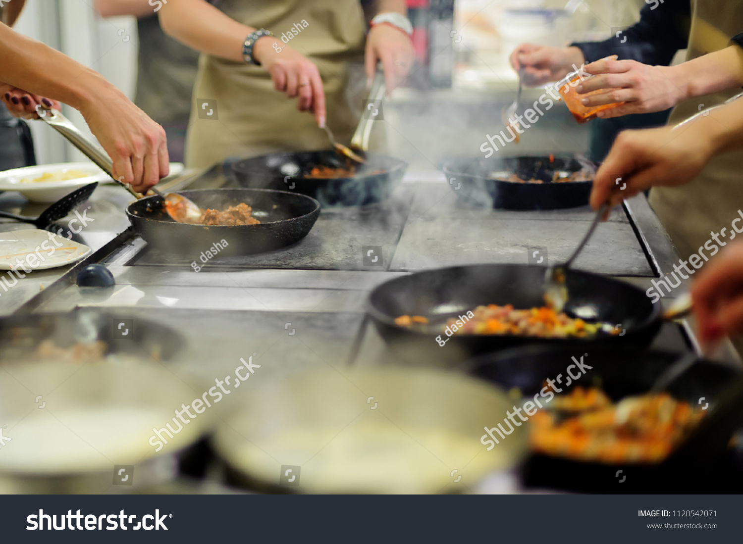 Cooking Master Class Royalty Free Stock Photo 1120542071 Avopixcom