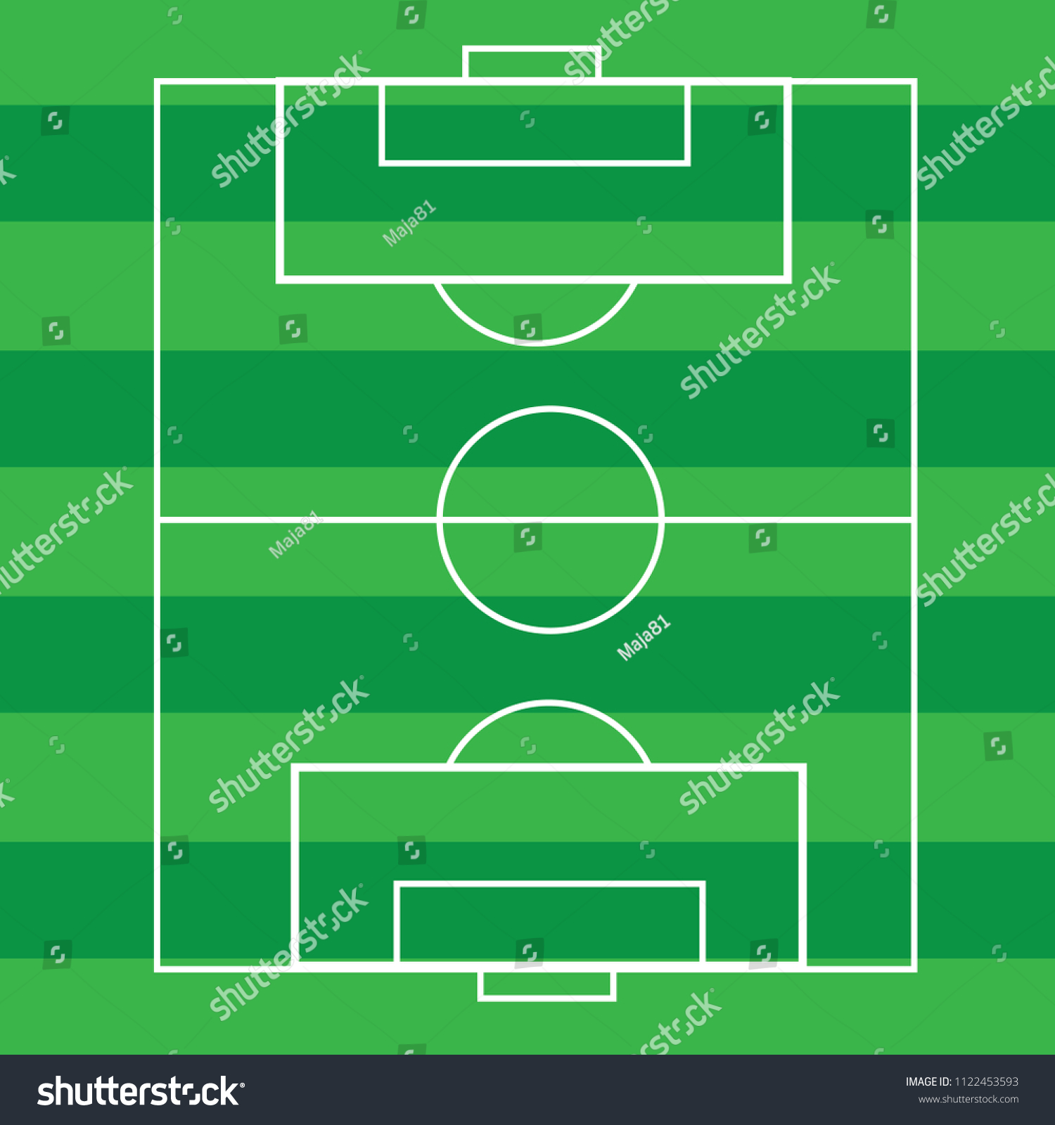 football field - vector illustrator - Royalty Free Stock Vector ...