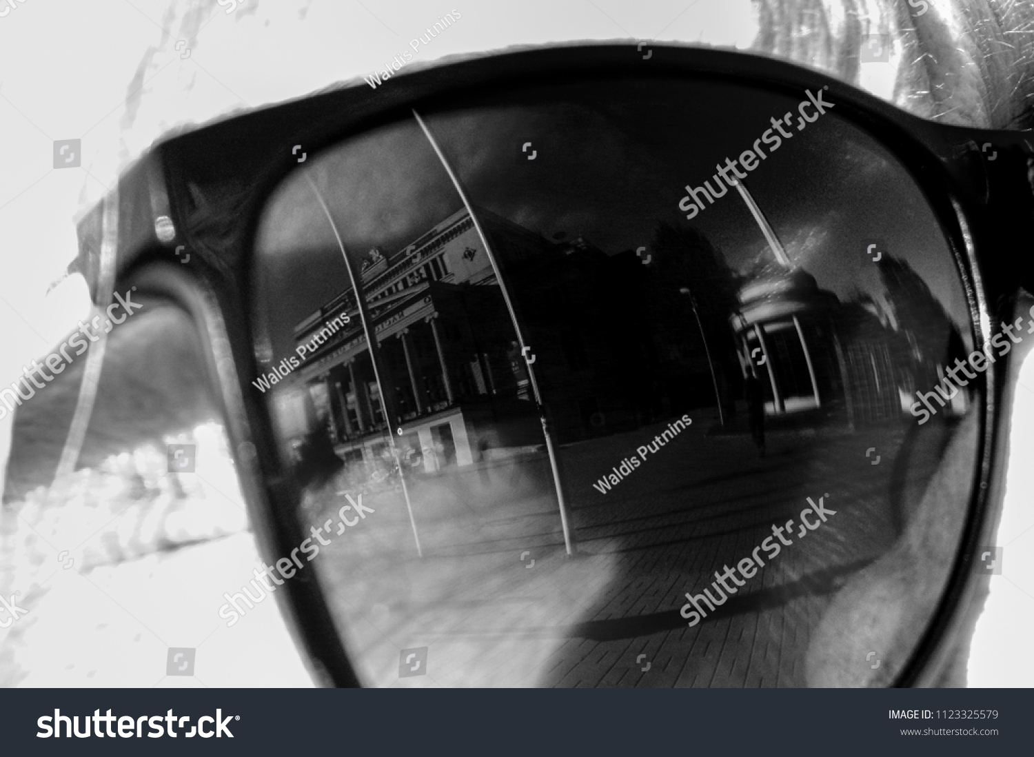 Stylish sunglasses in summer #1123325579