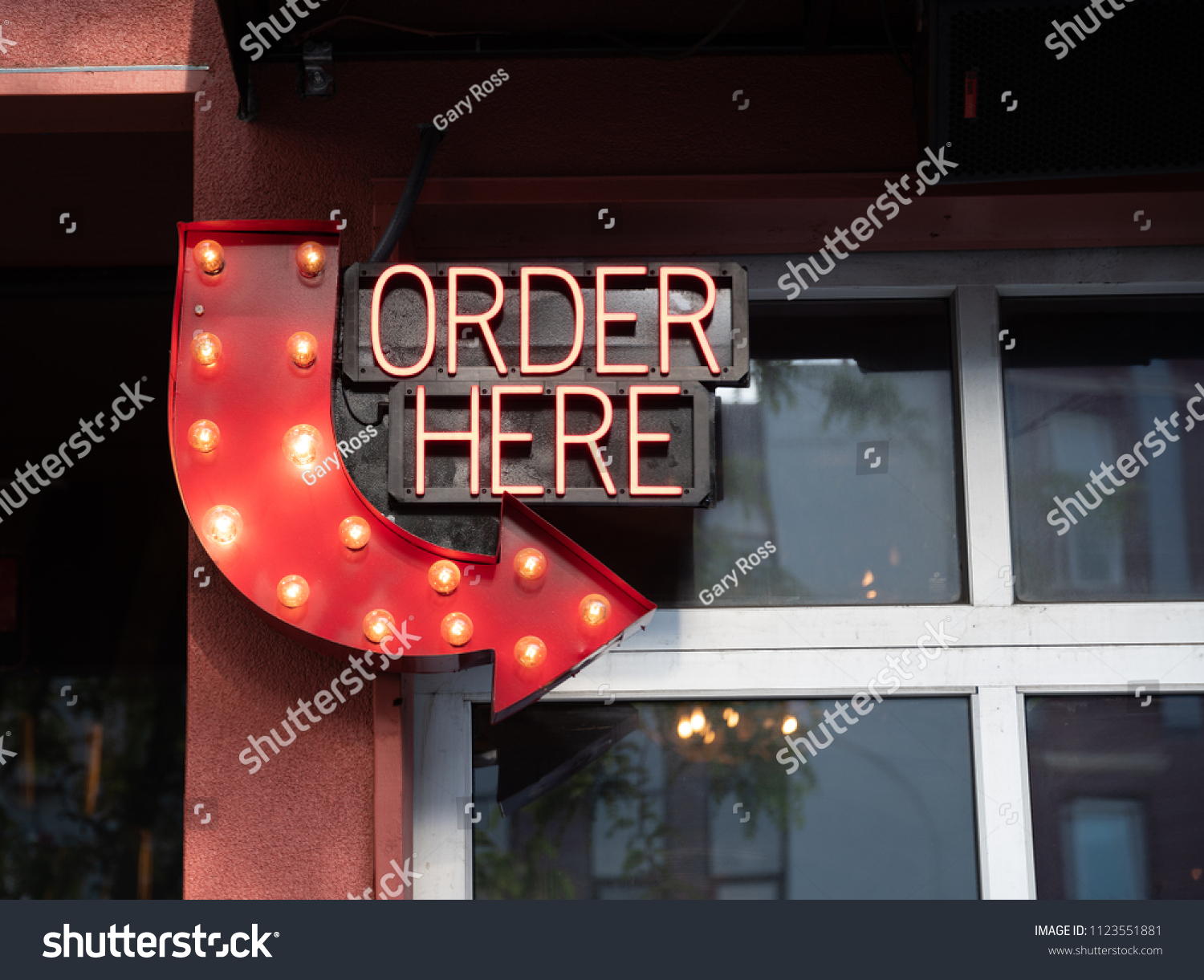 Order Here Sign #1123551881
