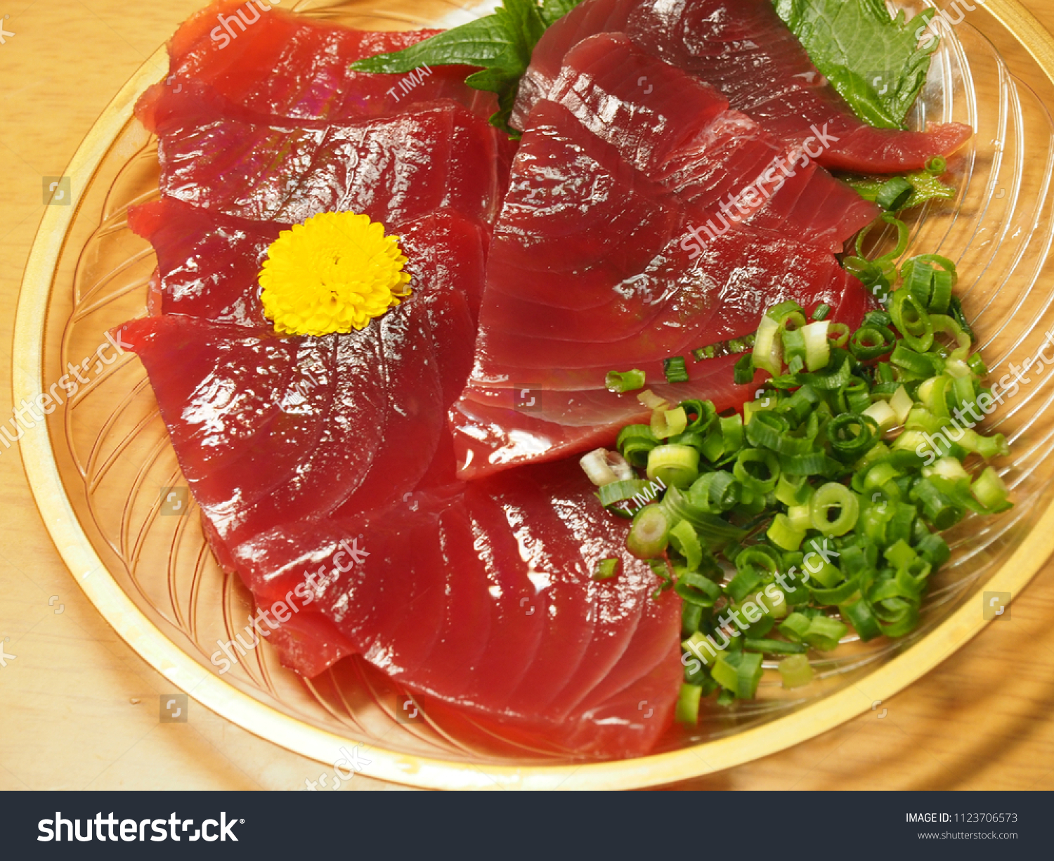 Assorted sashimi platter #1123706573