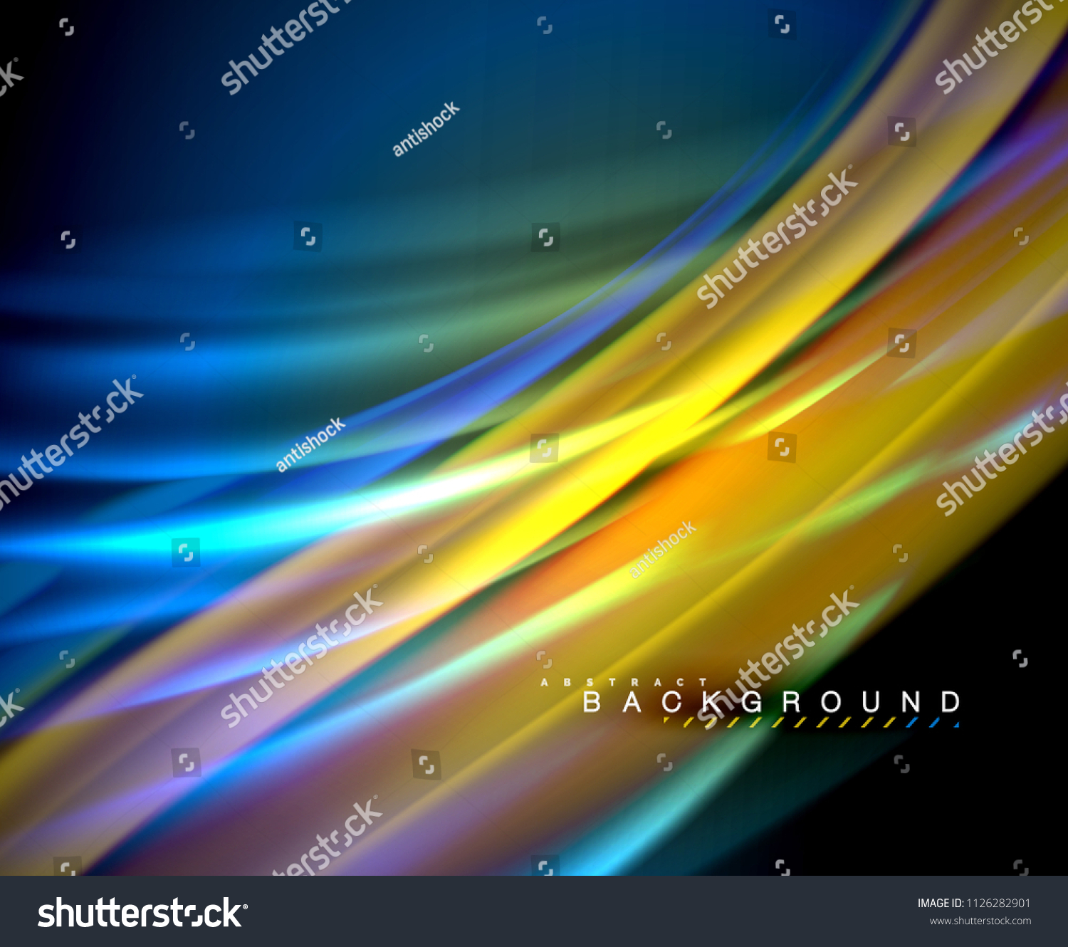 Neon Glowing Wave Magic Energy And Light Motion Royalty Free Stock