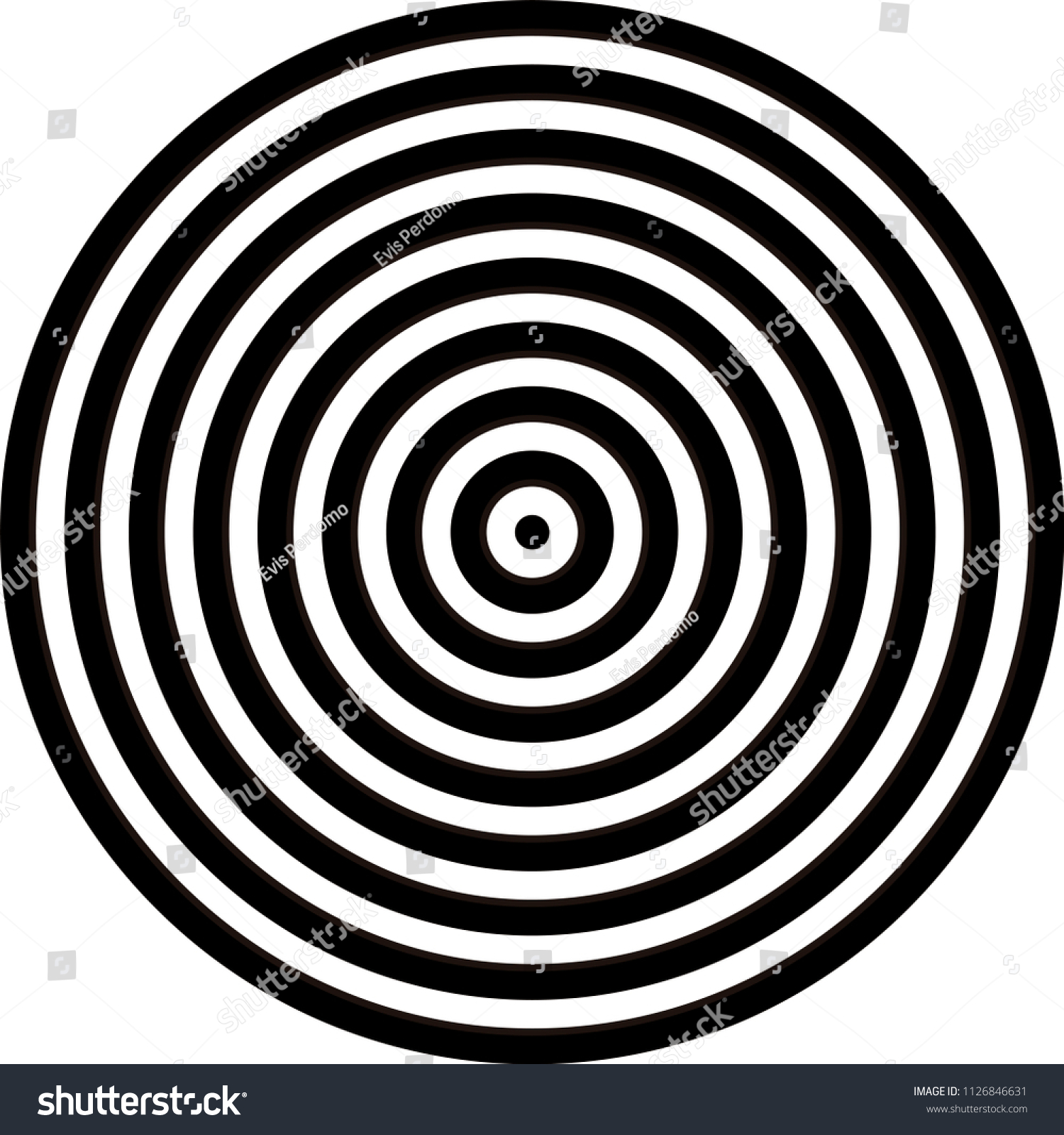 Concentric circles, concentric rings. Abstract - Royalty Free Stock ...