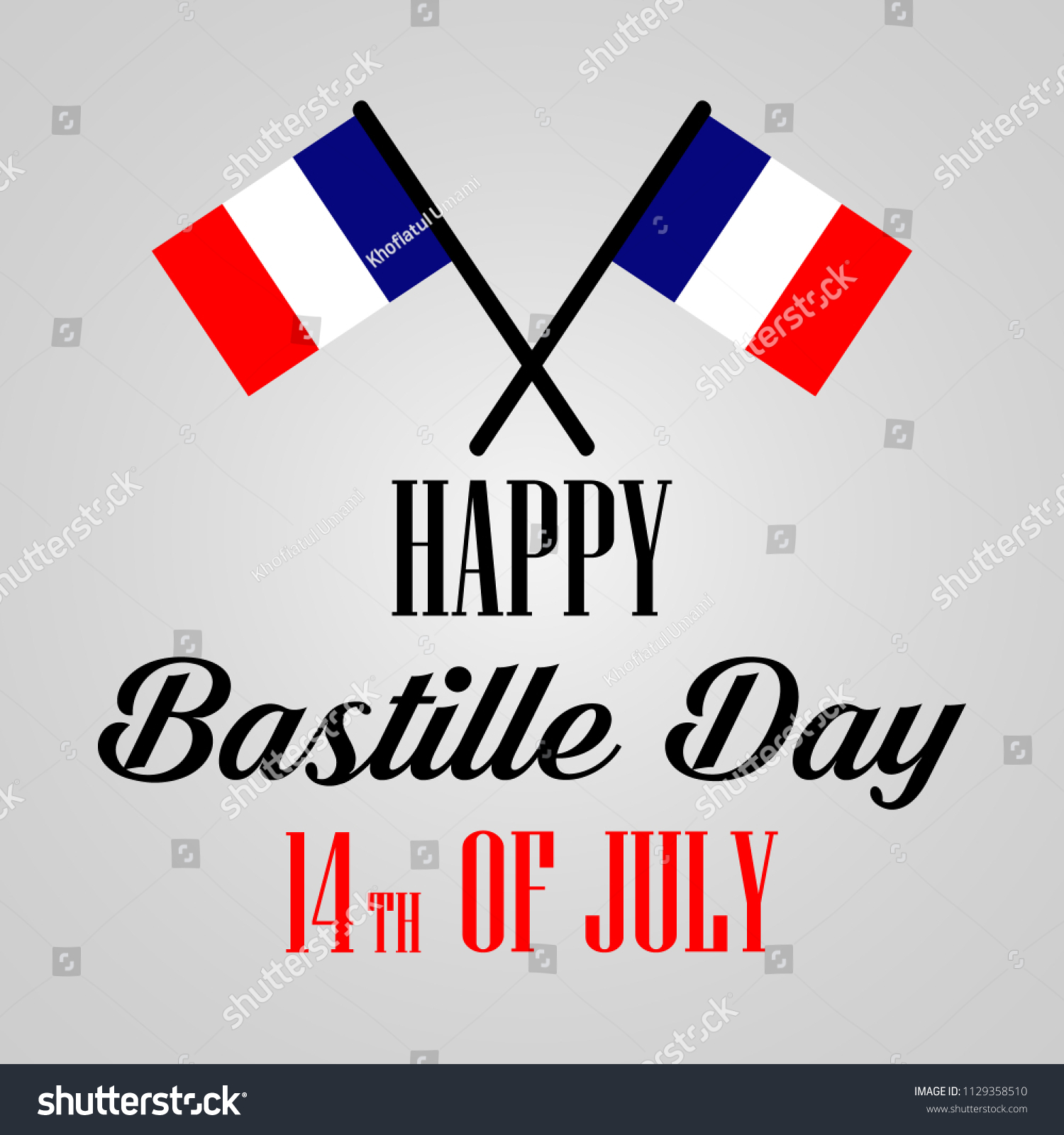 Happy Bastille Day, Vive La France - Royalty Free Stock Vector ...