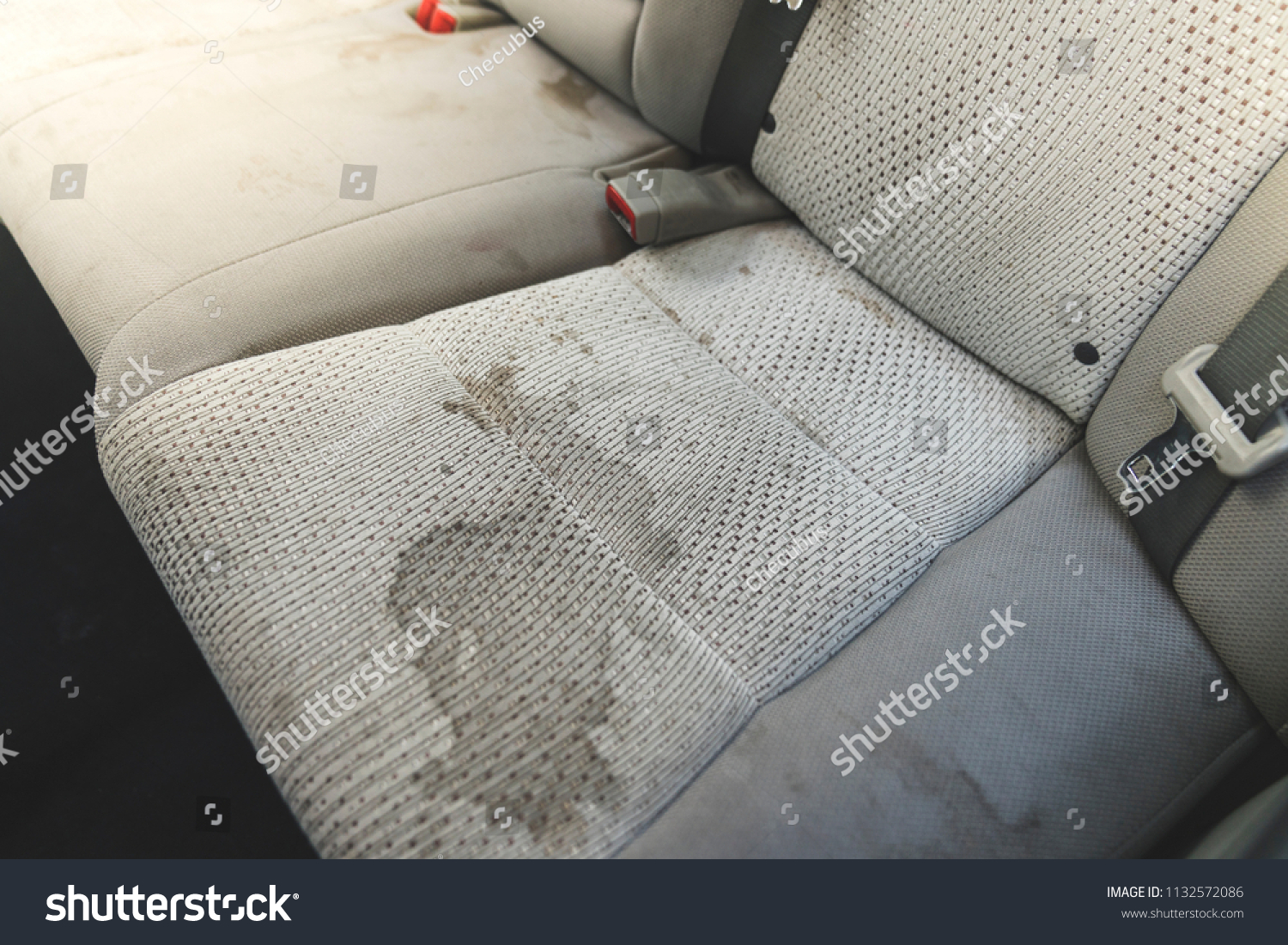 dirty  interior in the car. #1132572086