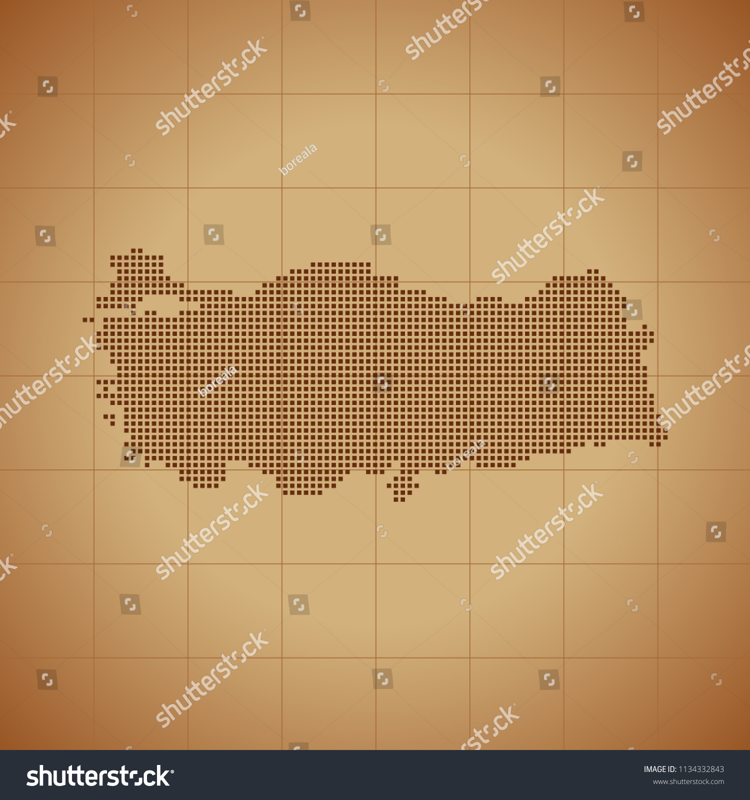 map of Turkey #1134332843