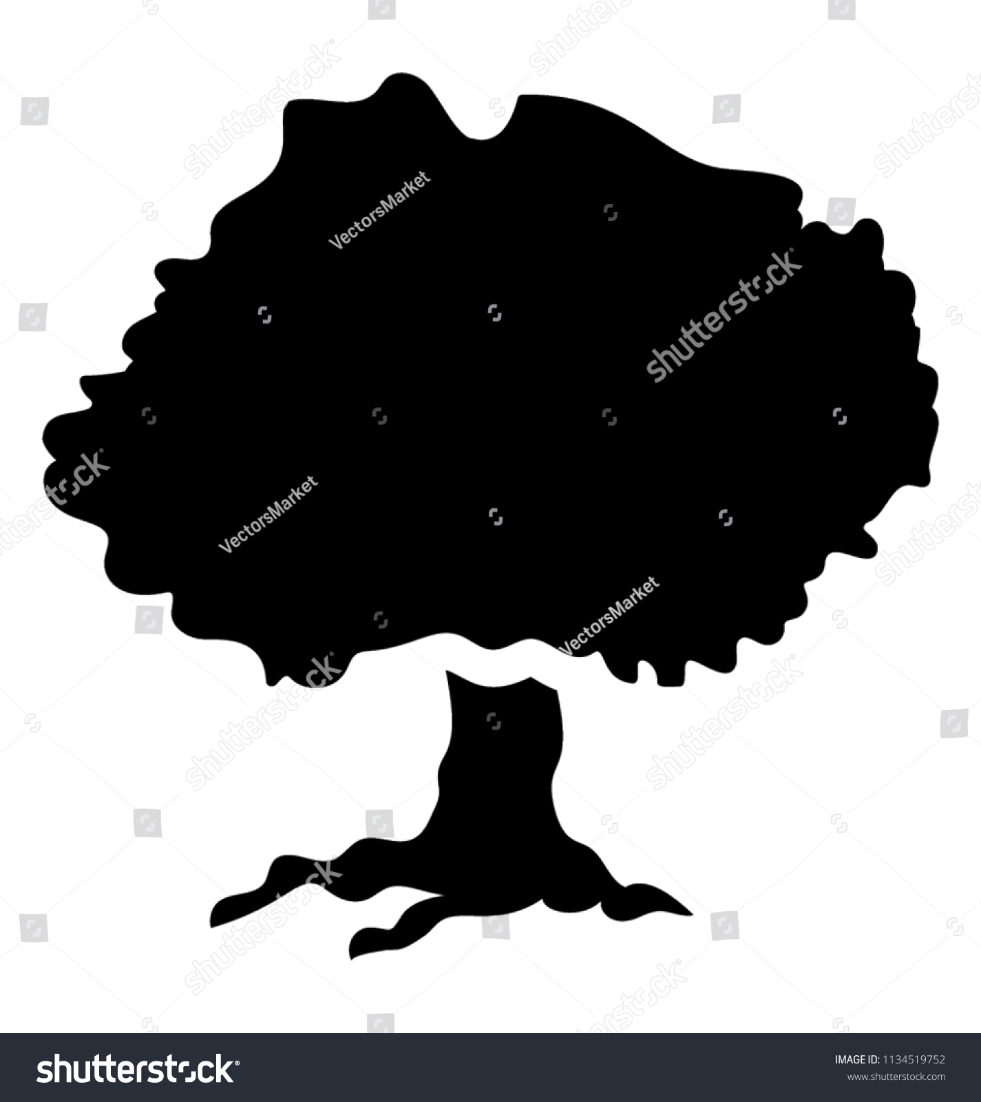 
A simple icon design of a hackberry tree
 #1134519752