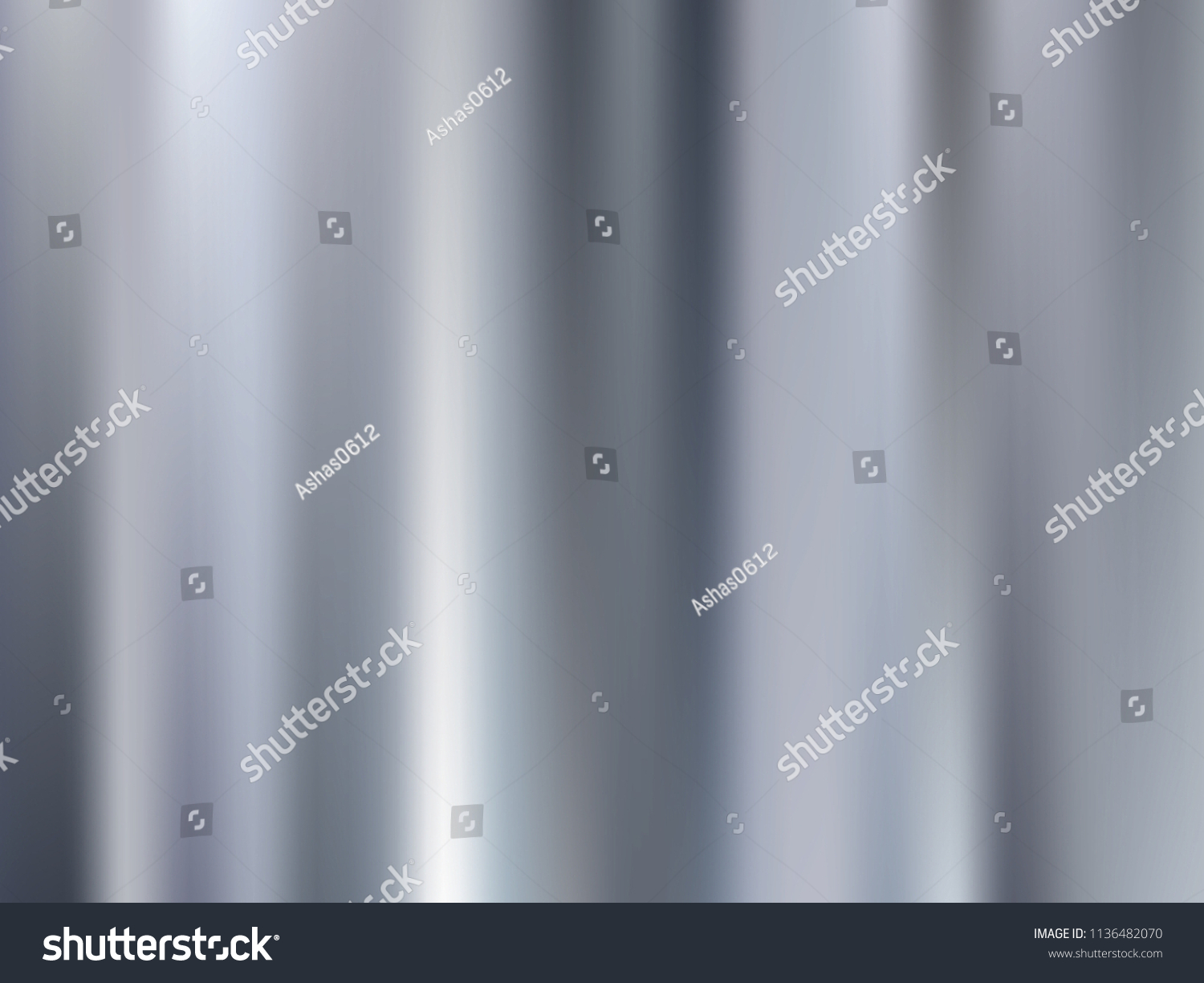 gray abstract background, vector background for metal silver presentations #1136482070