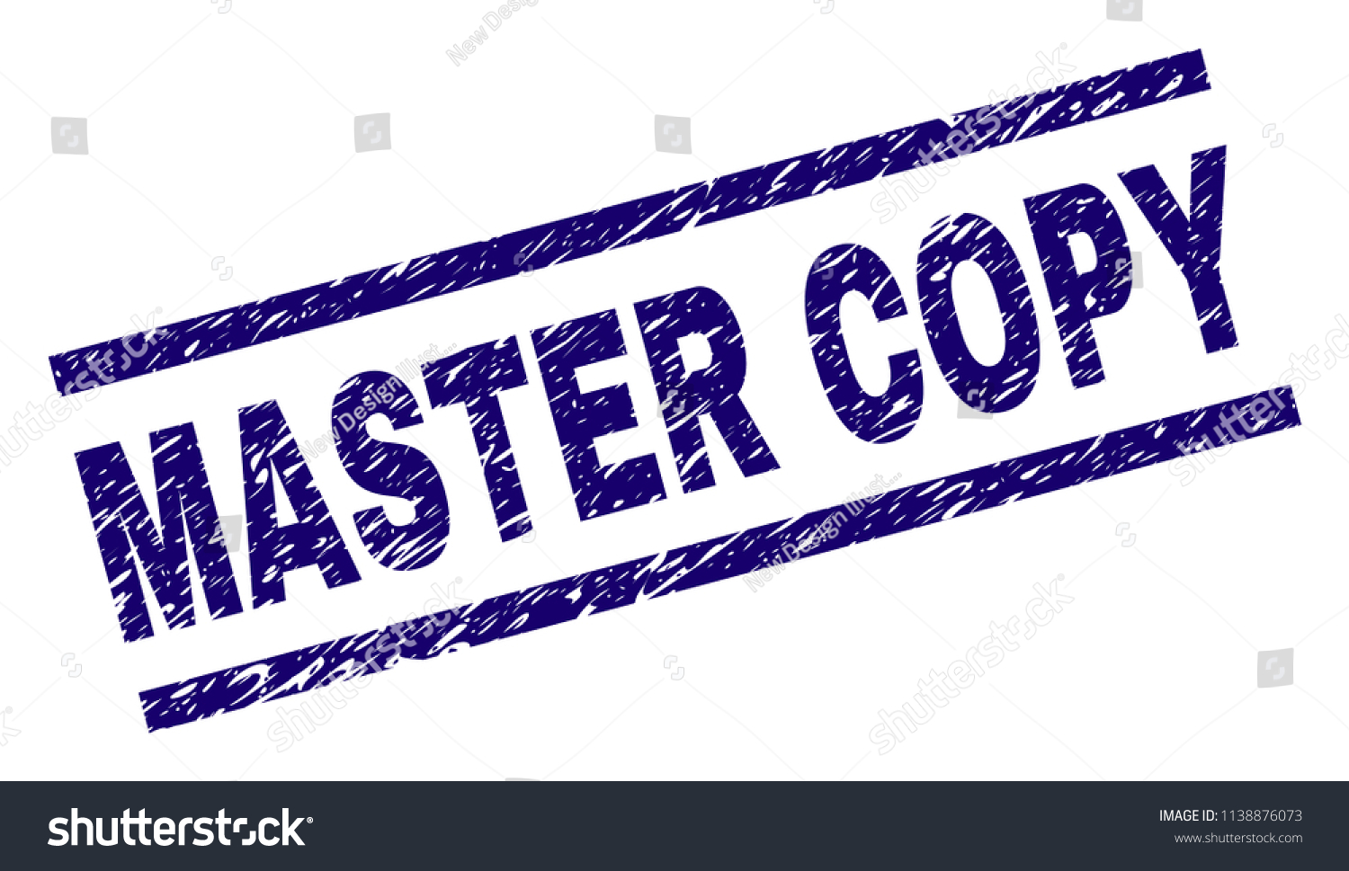 MASTER COPY stamp seal watermark with grunge - Royalty Free Stock ...