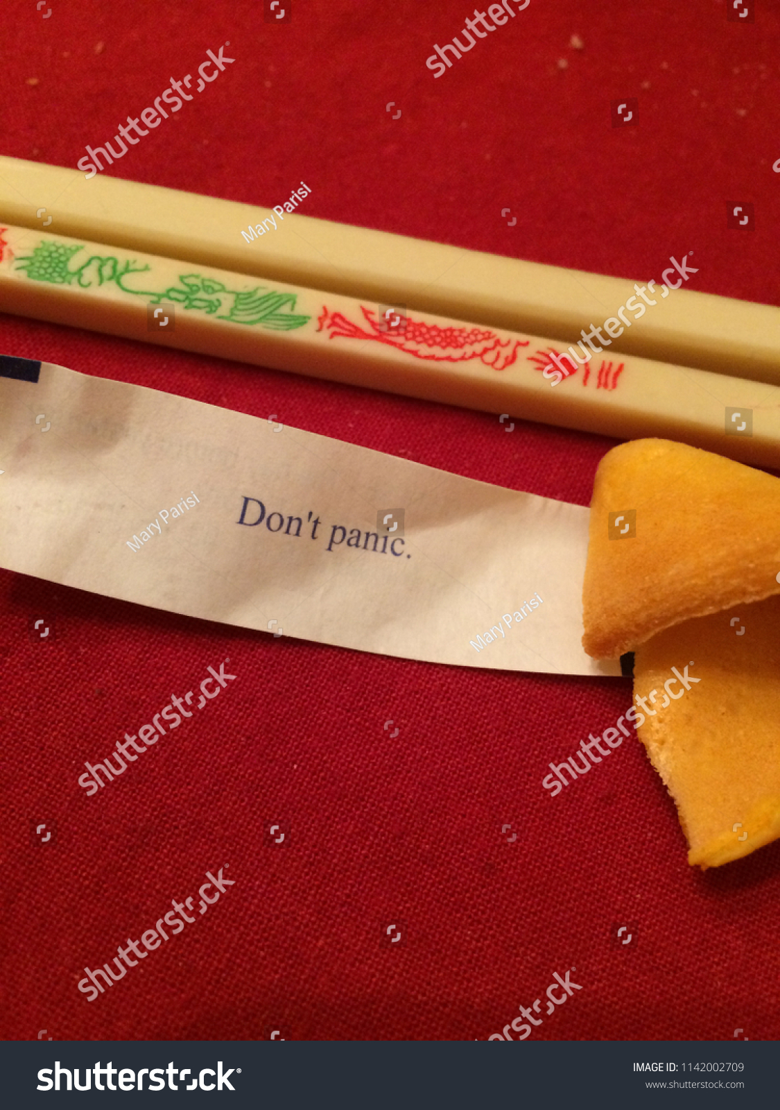 Fortune Cookie and Chopsticks #1142002709