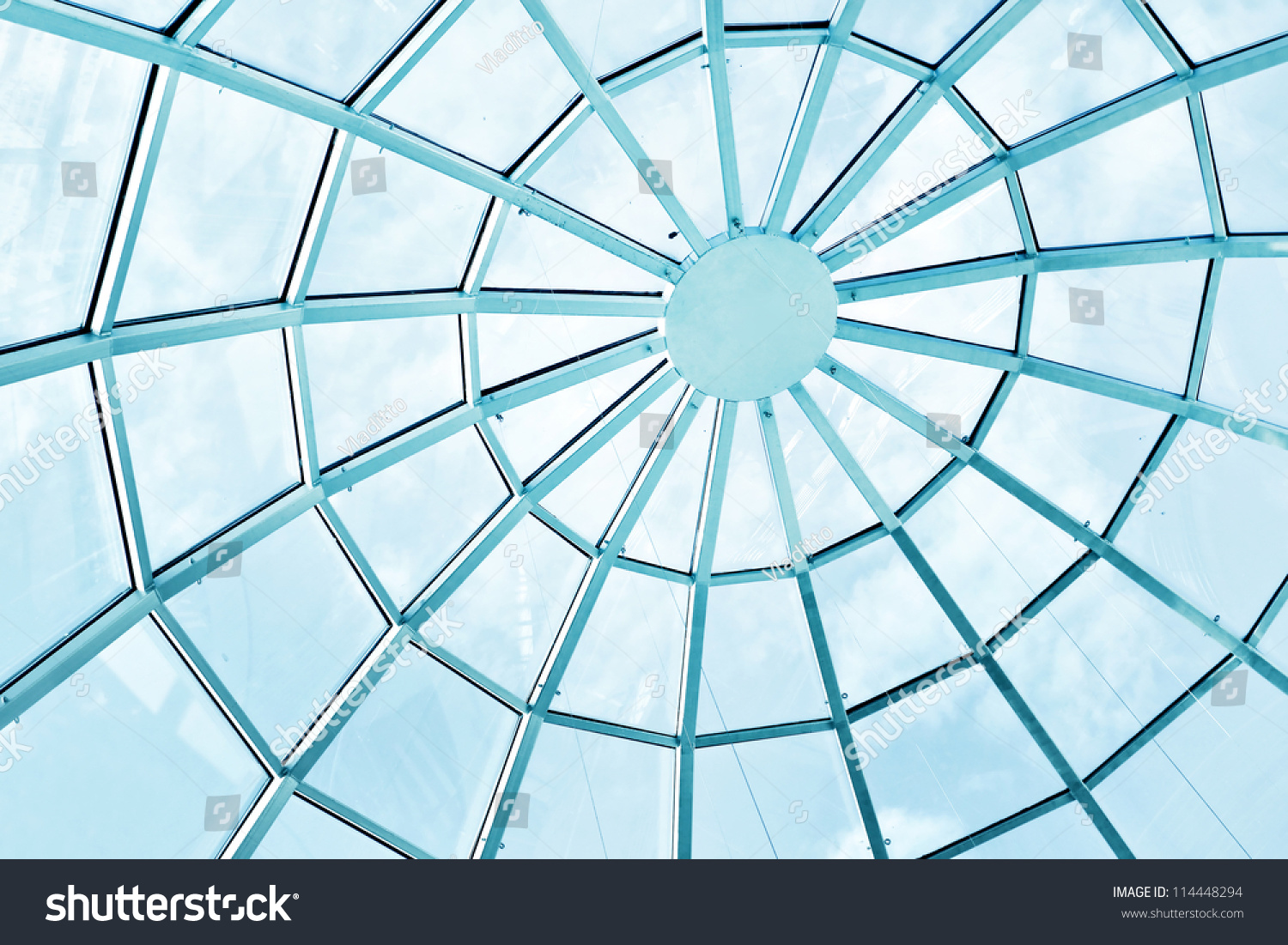 Beautiful glass roofing texture #114448294