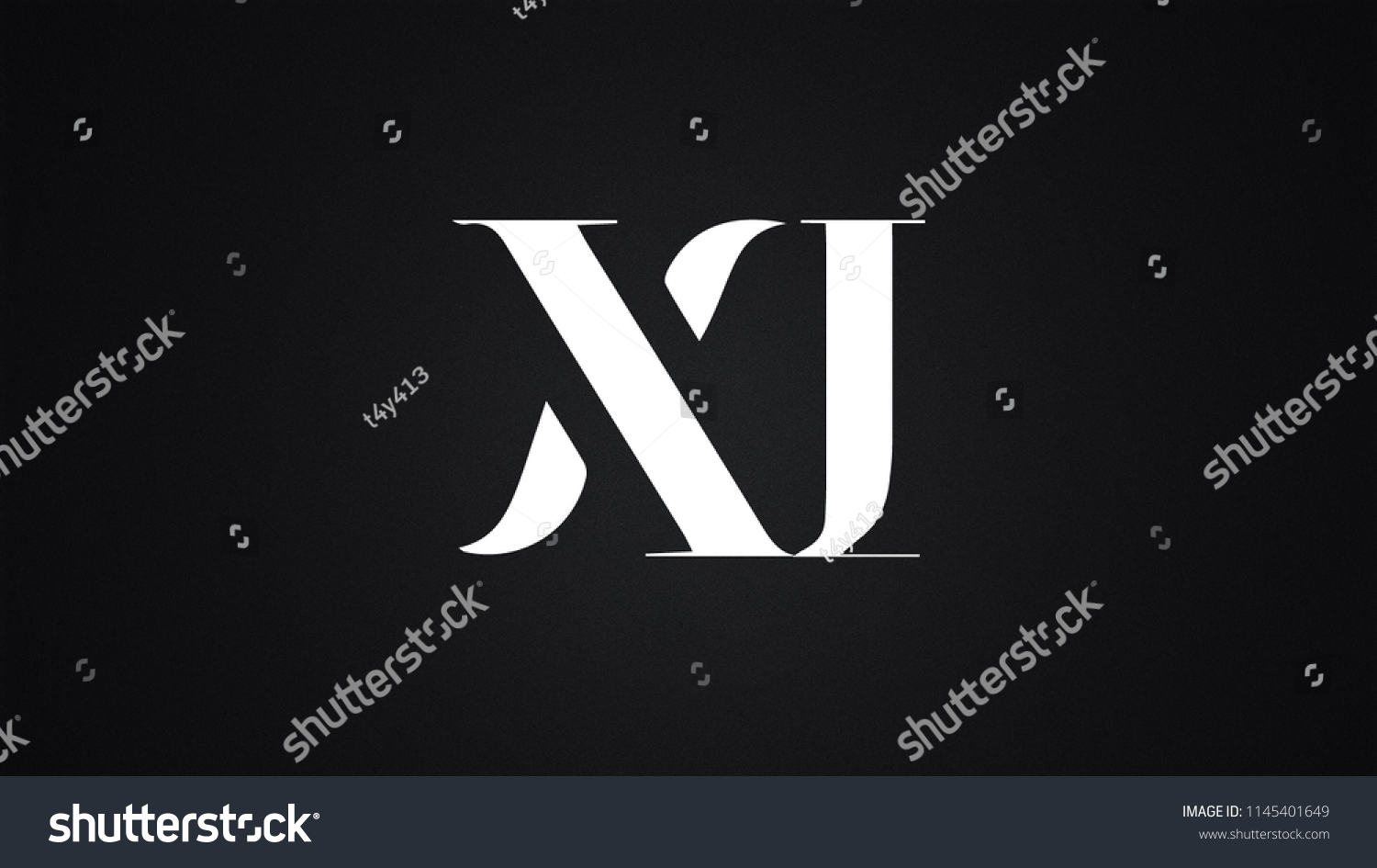 XI Letter Logo Design Template Vector - Royalty Free Stock Vector ...