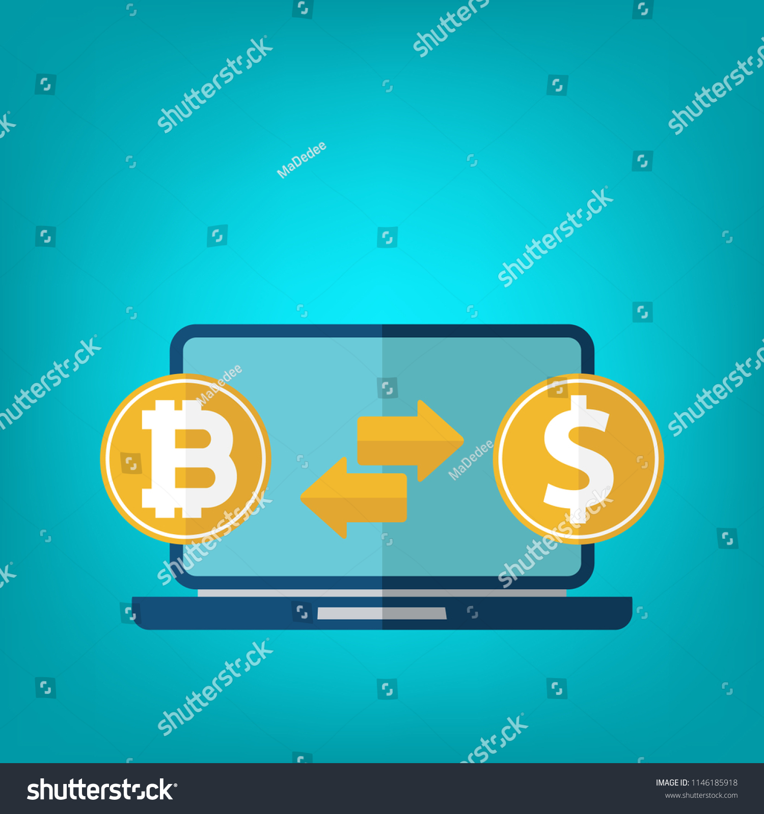 Bitcoin To Dollar Currency Exchange Royalty Free Stock Vector bitcoin-to-dollar-currency-exchange-royalty-free-stock-vector
