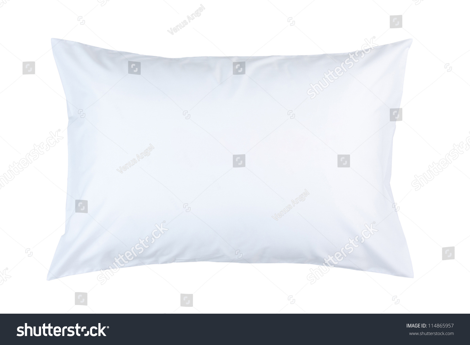 pillow with white pillow case on white background #114865957
