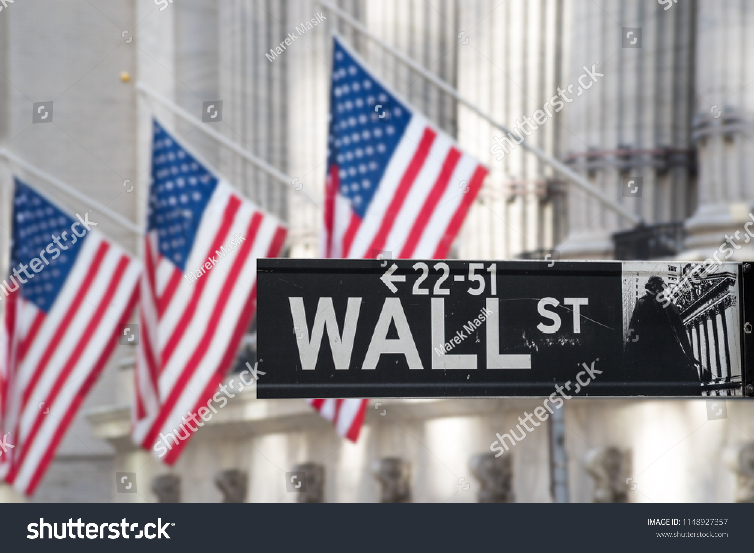 banking center on the wall street #1148927357