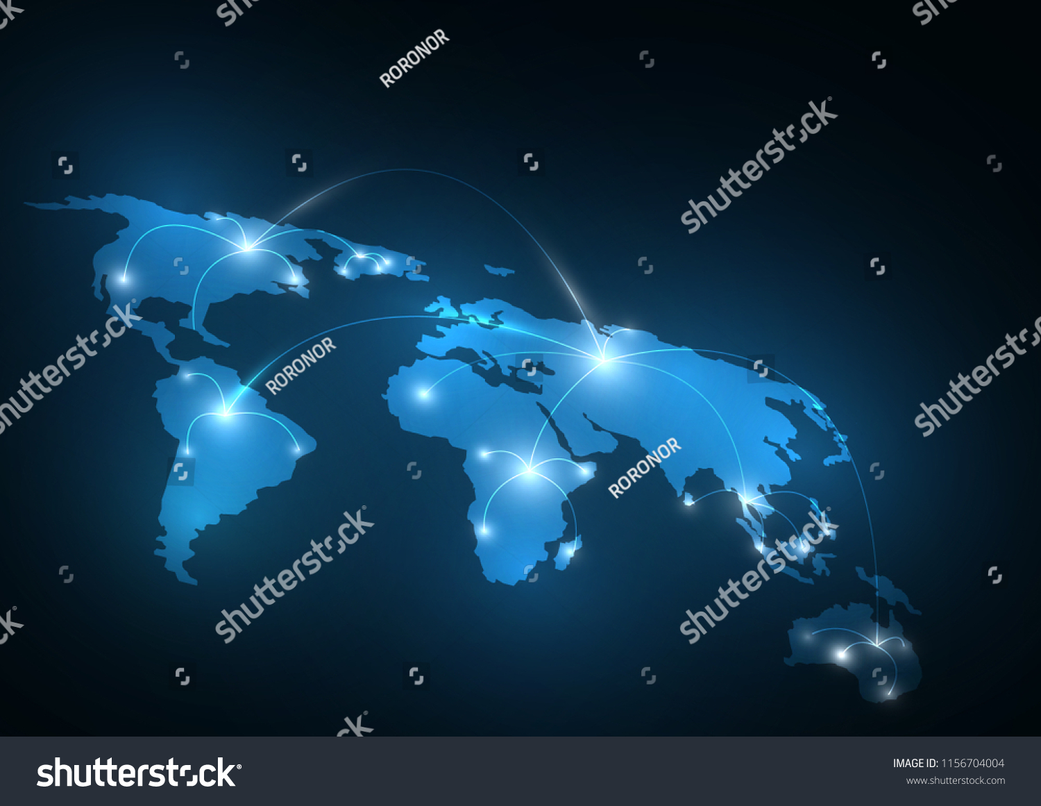Background of the World Network Connections #1156704004
