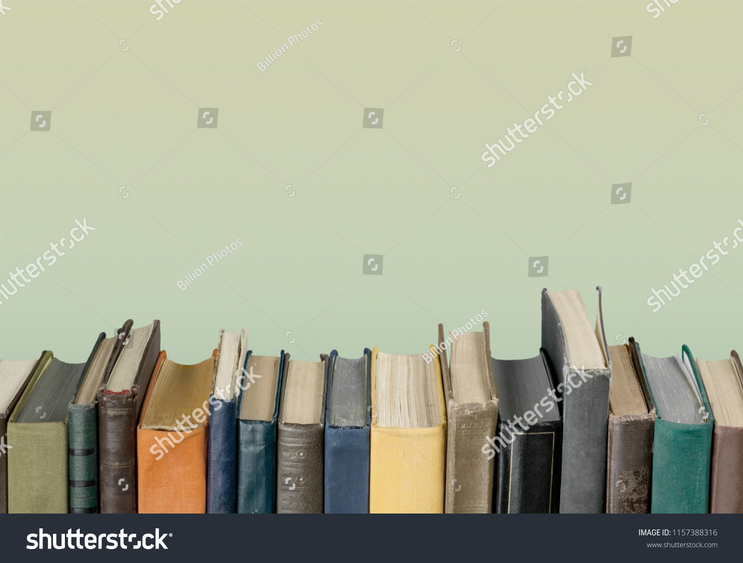 Collection of old books  on background #1157388316
