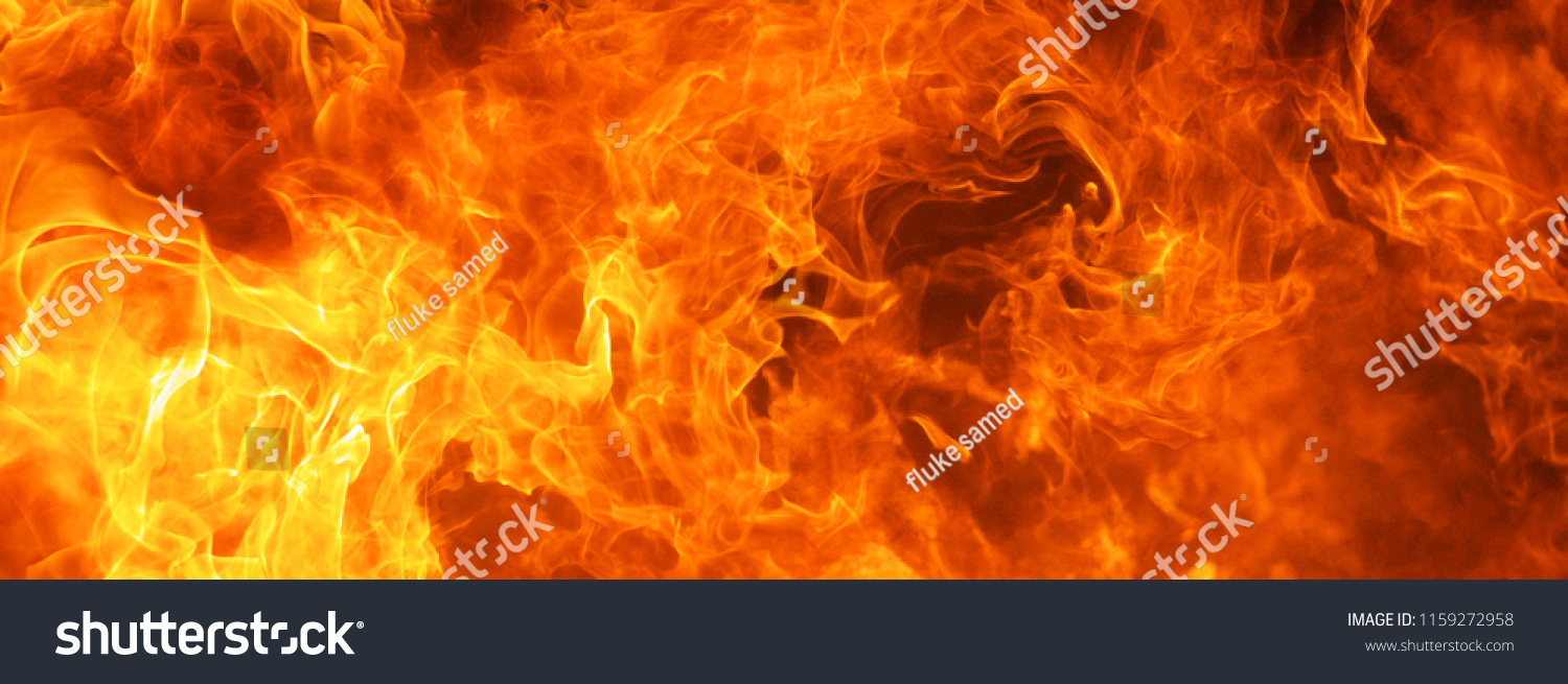 abstract blaze fire flame texture for banner background #1159272958