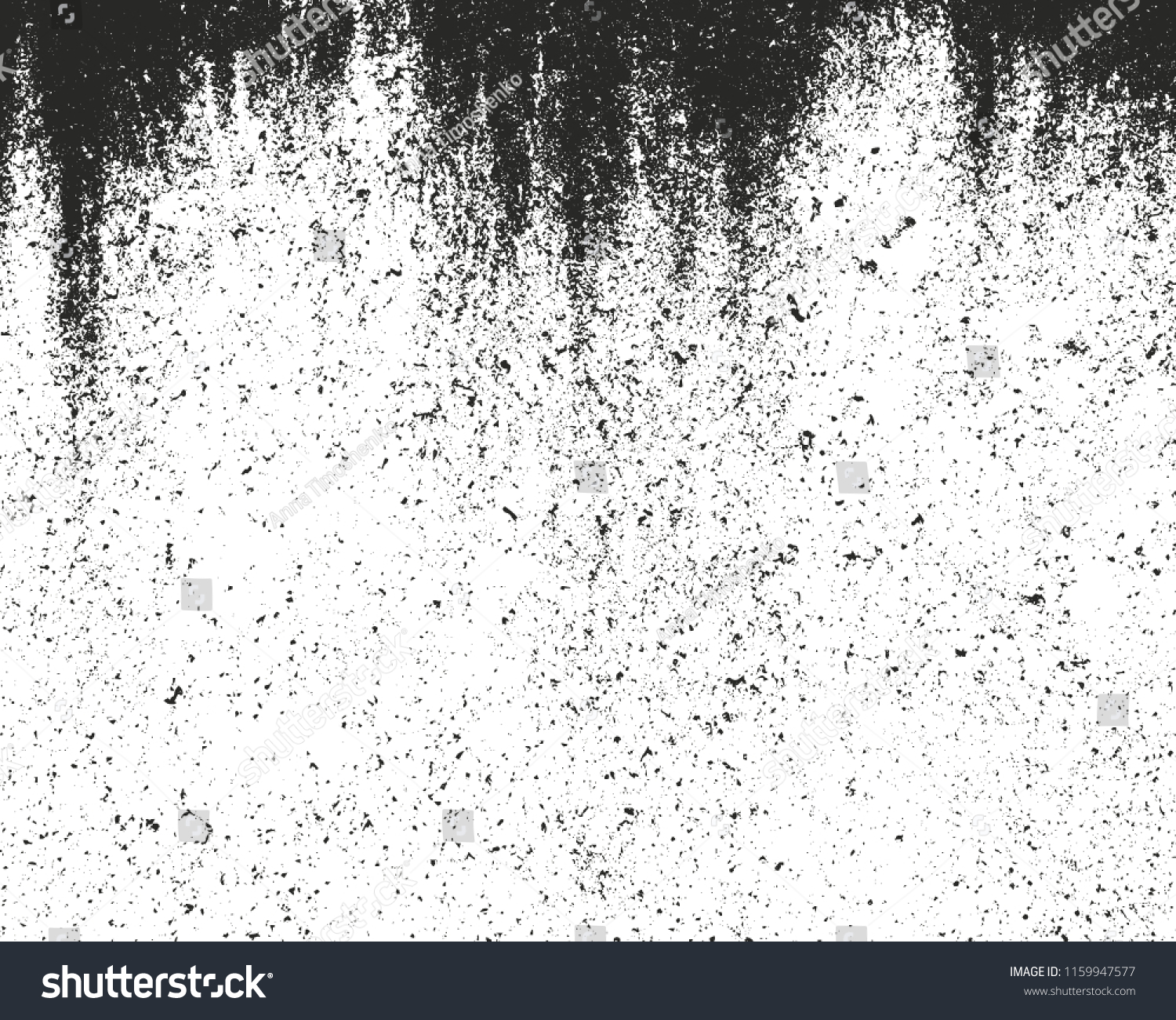 Distressed overlay texture of cracked concrete, stone or asphalt. grunge background. abstract halftone vector illustration #1159947577