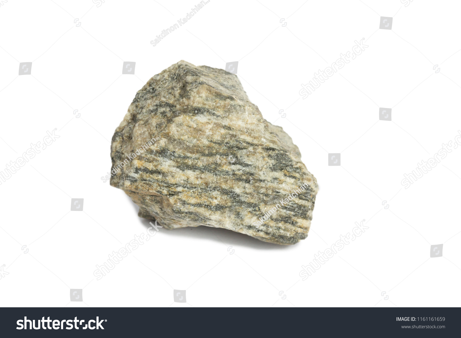 gneiss Rock isolate on white background
 #1161161659