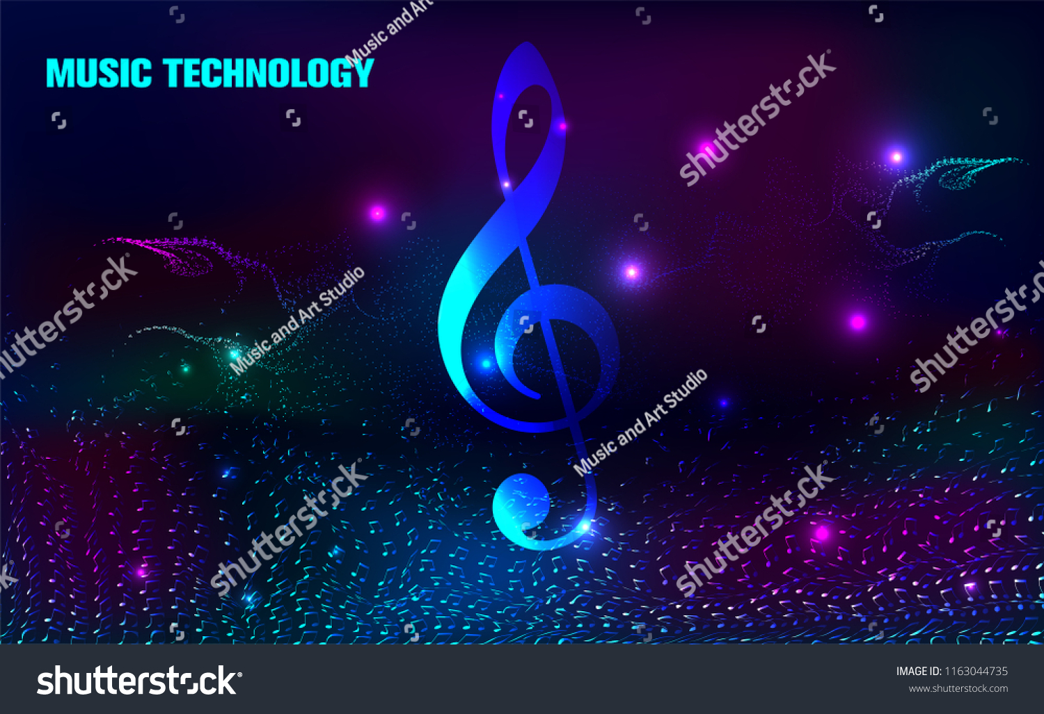 abstract-music-notes-and-staff-line-music-staff-royalty-free-stock