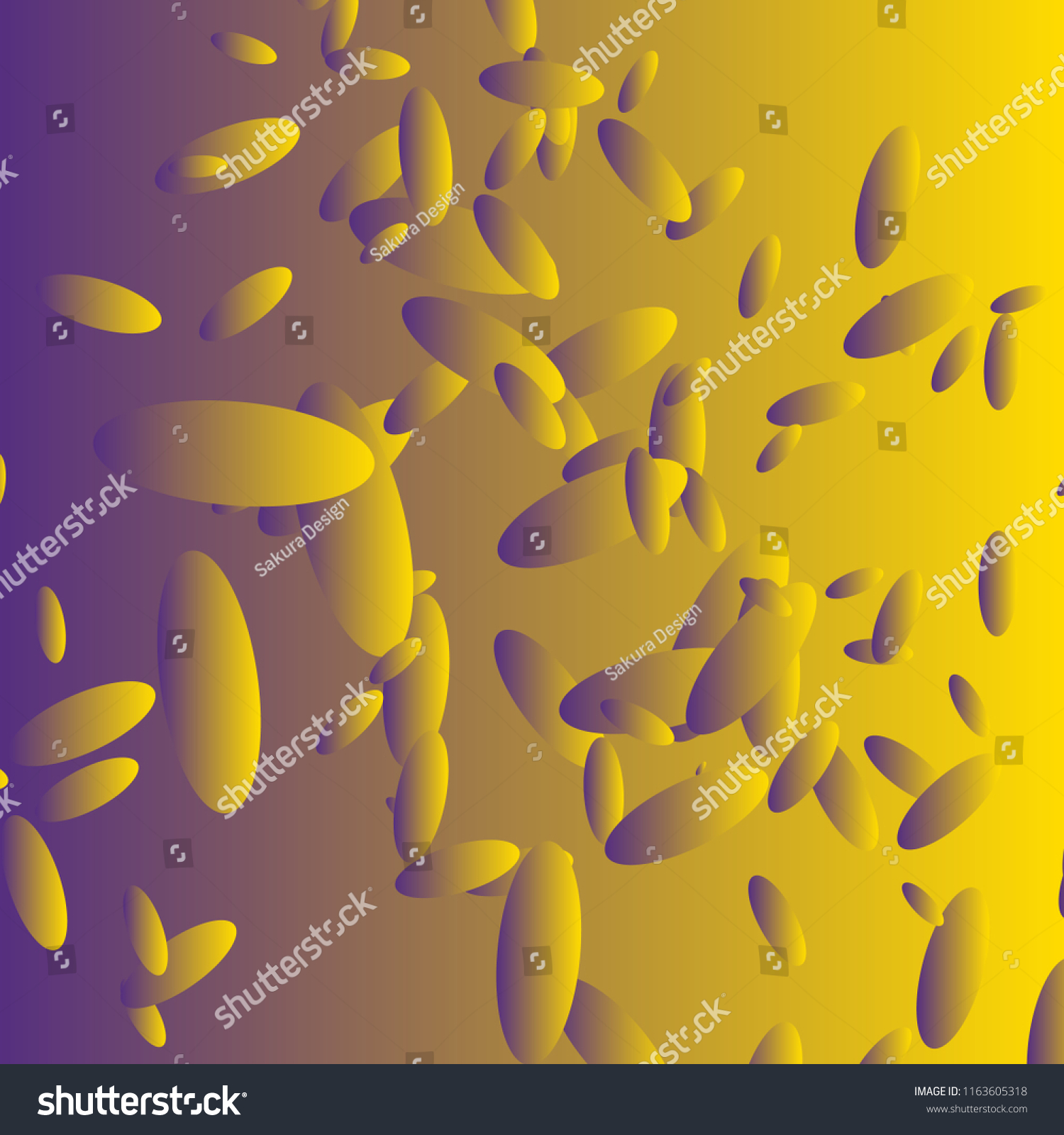 Colorful circles. Abstract pattern with color Confetti on a Background. Vector Pastel design. Modern Bright Pattern for cards,banners,print. A Scattering of Ellipses. Placer from the circles. #1163605318