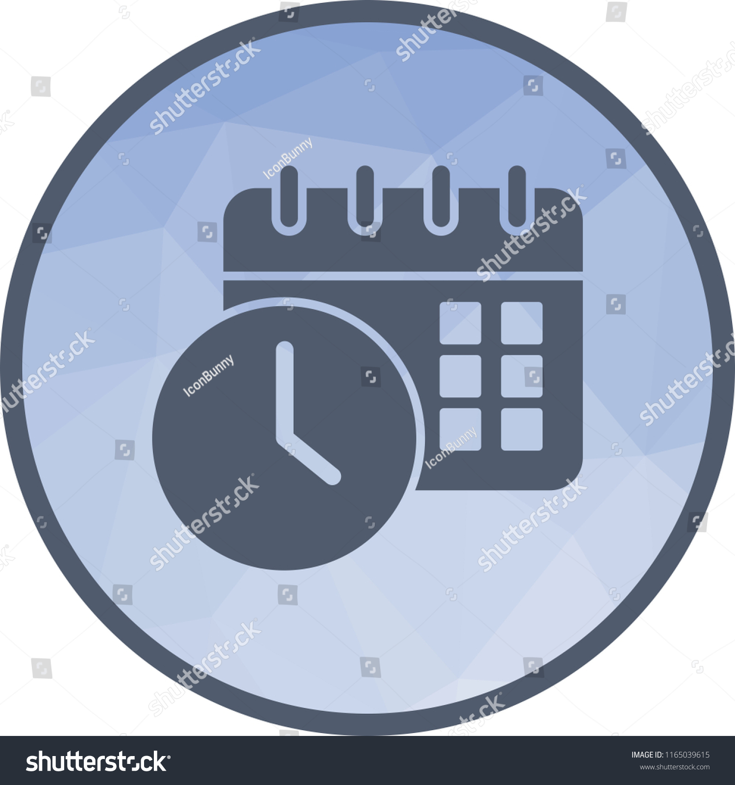 Scheduled Date And Time Royalty Free Stock Vector 1165039615