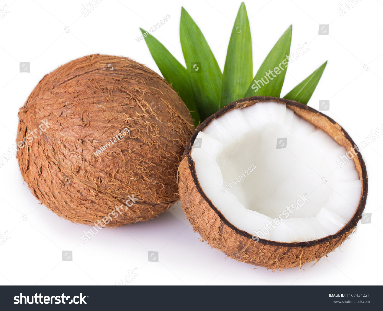 coconut isolated on white background #1167434221