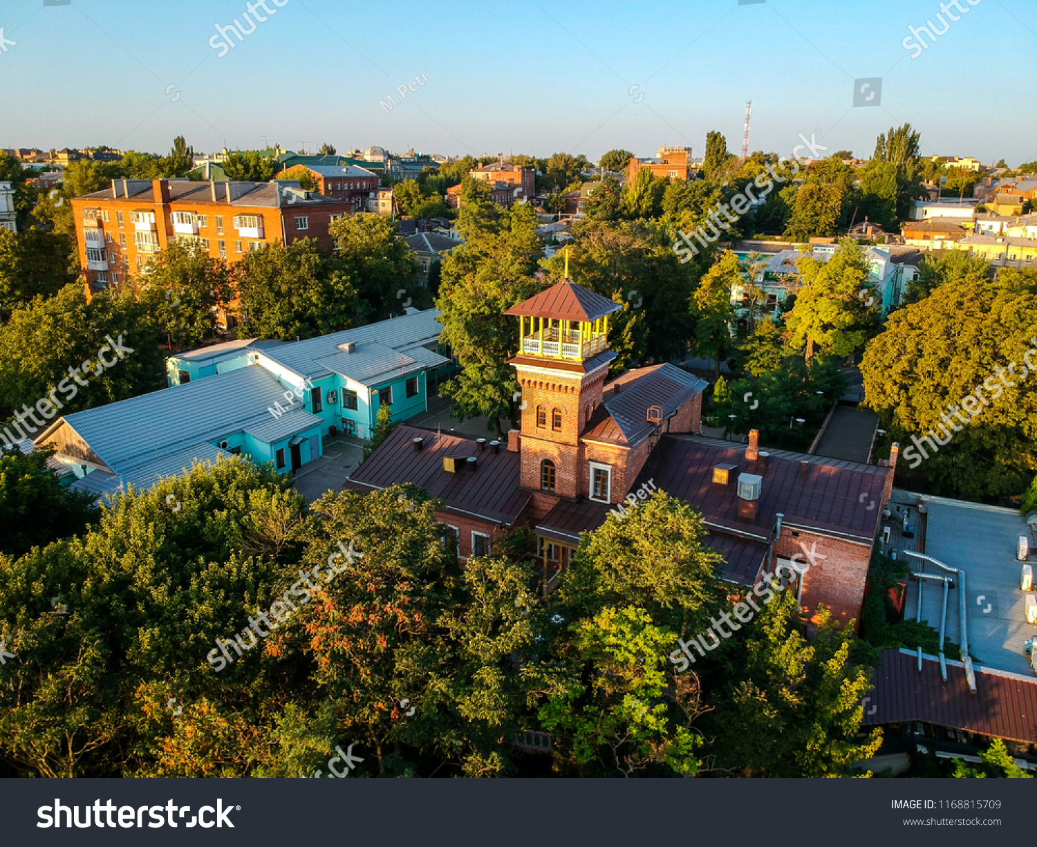 Taganrog Russia cityscapes from drone #1168815709