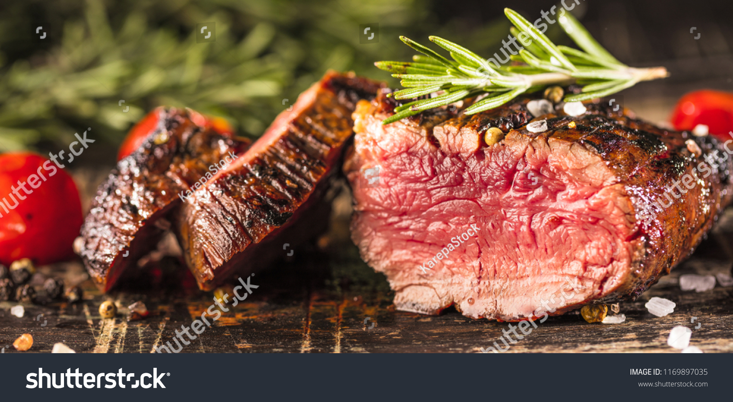 Fresh fillet steak  #1169897035