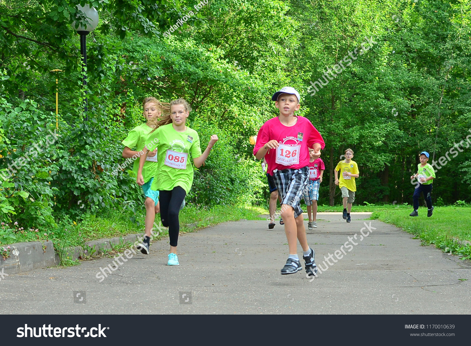 Children on vacation children's camp "science town". Russia. Zelenograd 30.06.15 #1170010639
