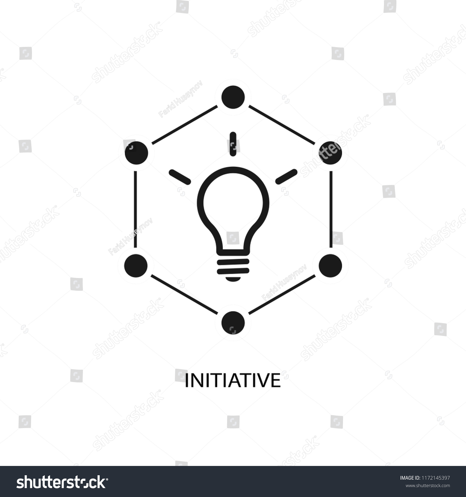 Initiative vector icon. #1172145397