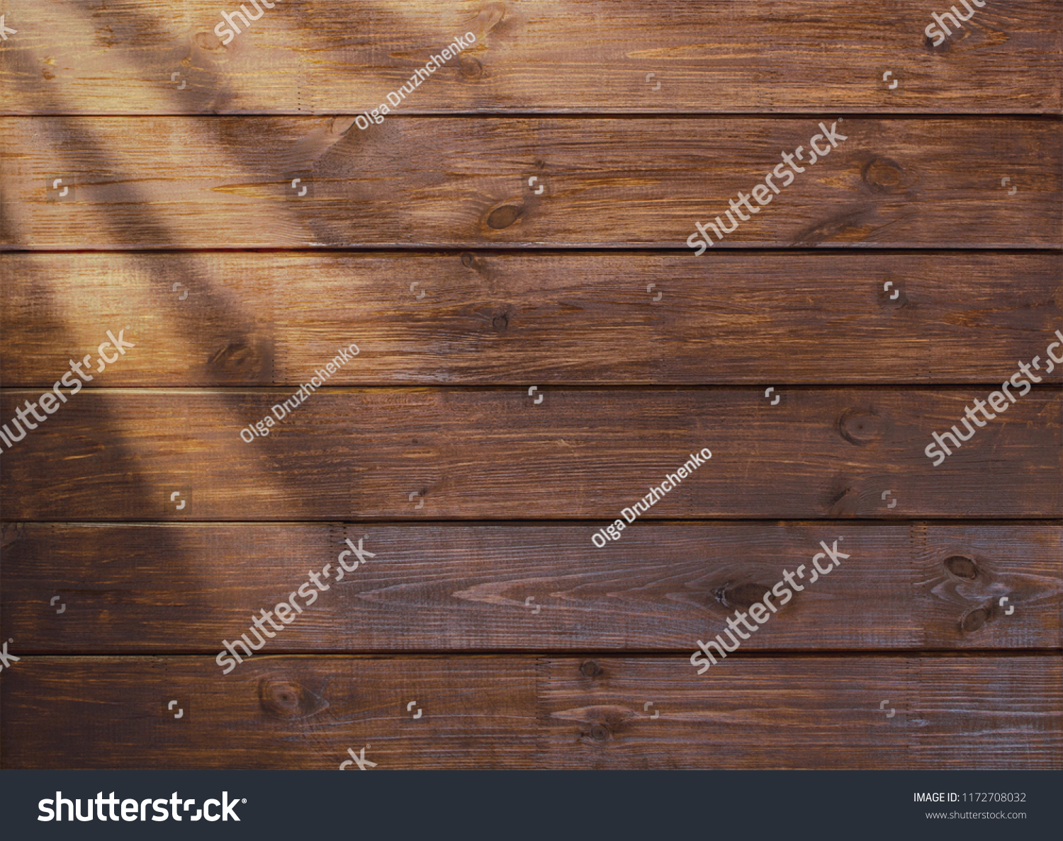 brown wooden plank desk table background texture top view #1172708032