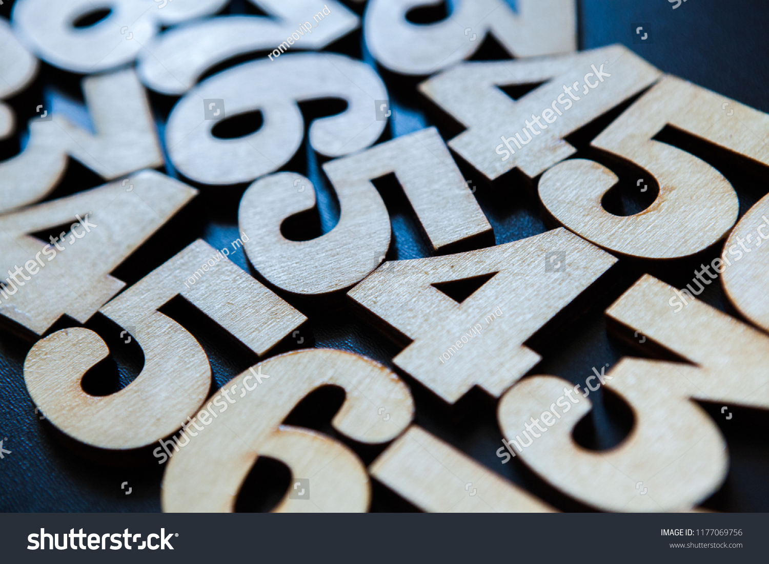 Background of numbers. from zero to nine. Background with numbers. Numbers texture #1177069756