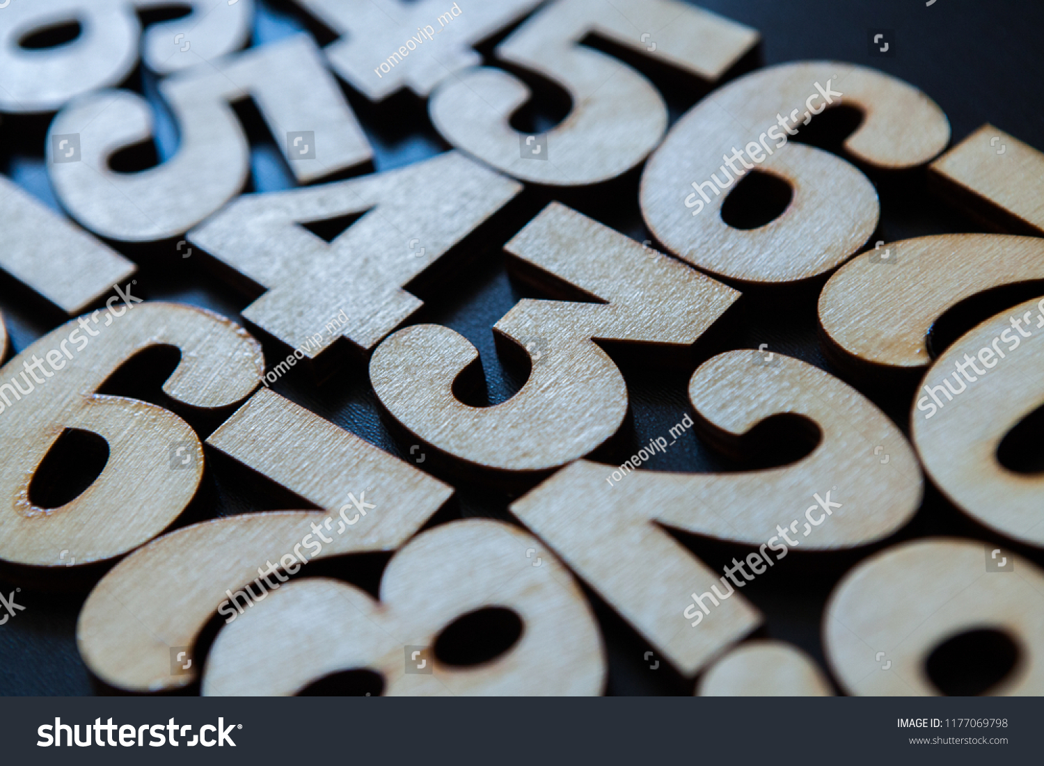 Background of numbers. from zero to nine. Background with numbers. Numbers texture #1177069798