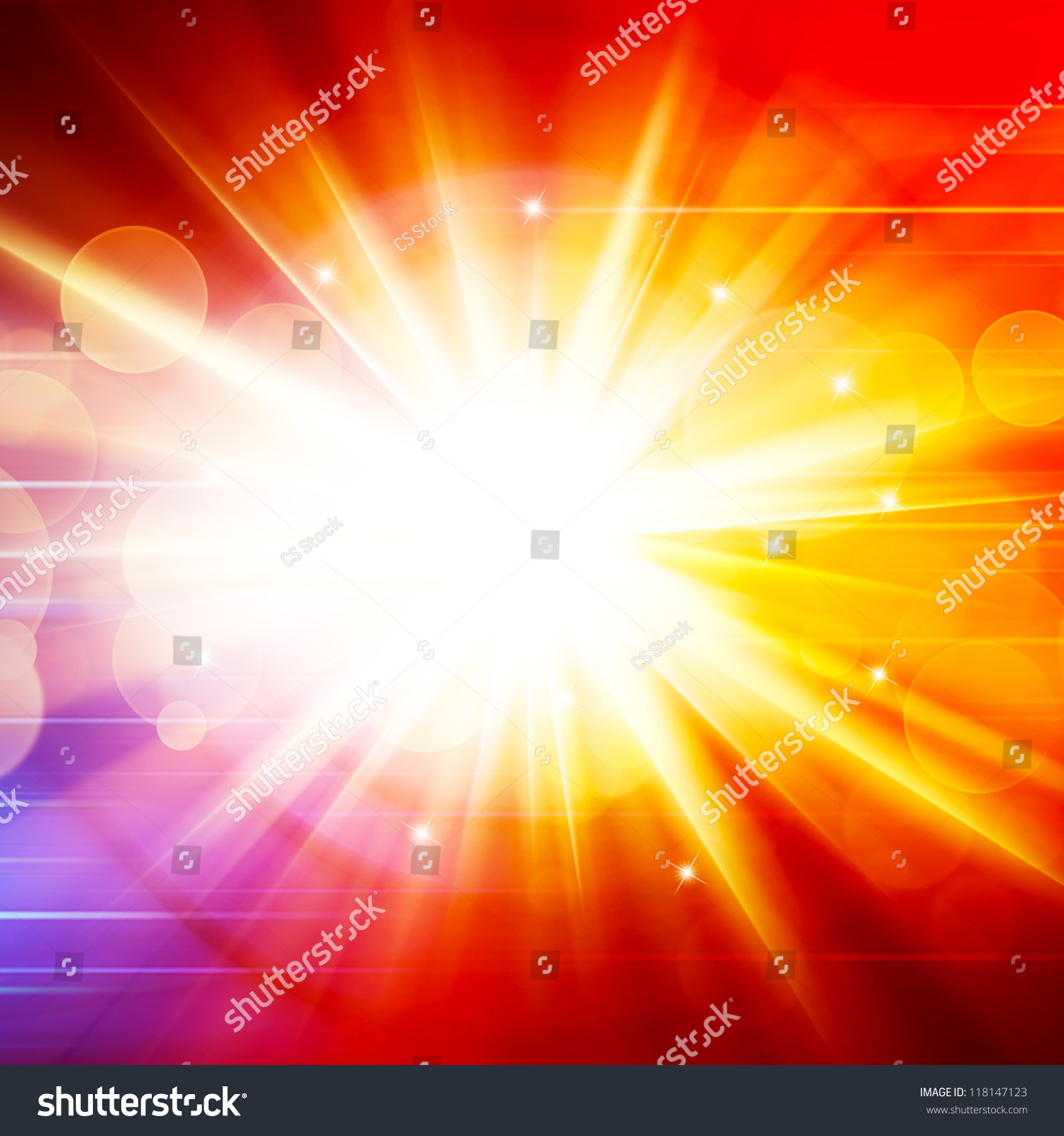 Abstract background, Beautiful rays of light. #118147123