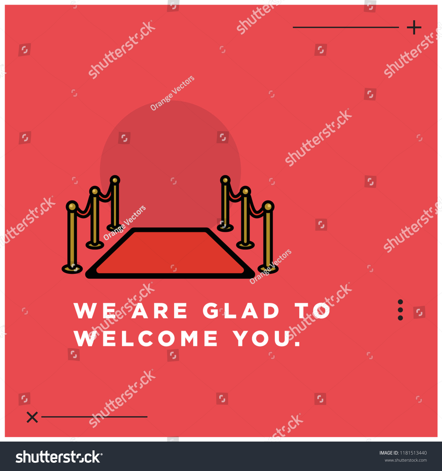 we-are-glad-to-welcome-you-quote-poster-design-royalty-free-stock