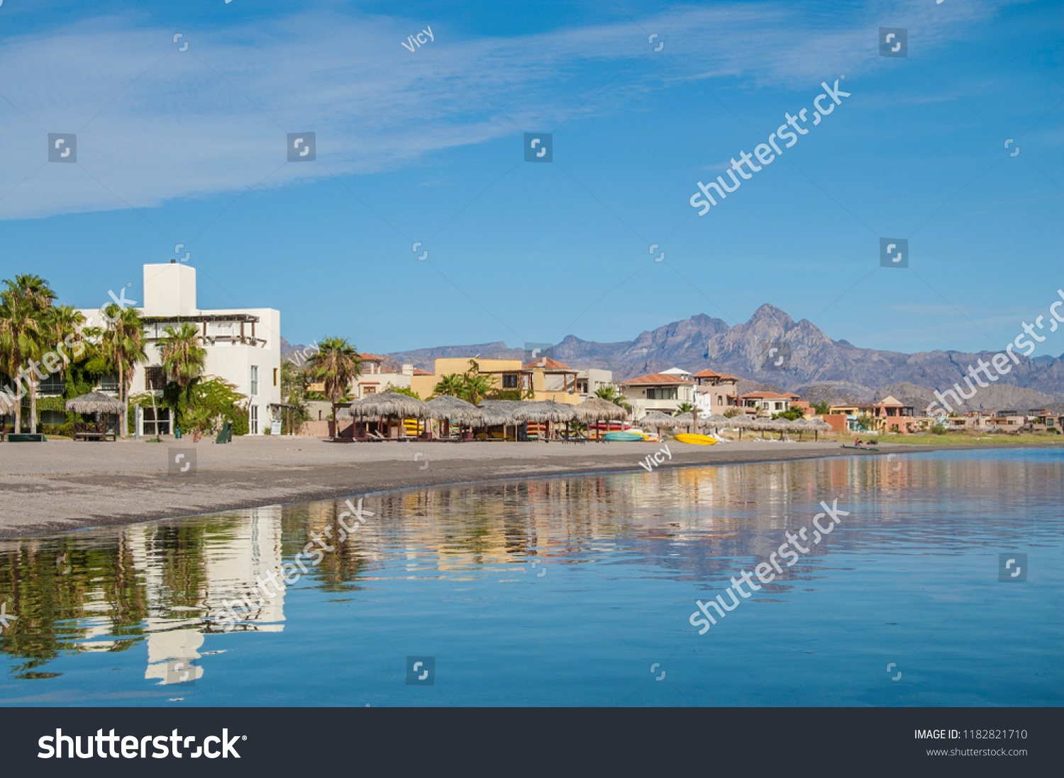 Sunny morning in LORETO, Baja California Sur. MEXICO #1182821710