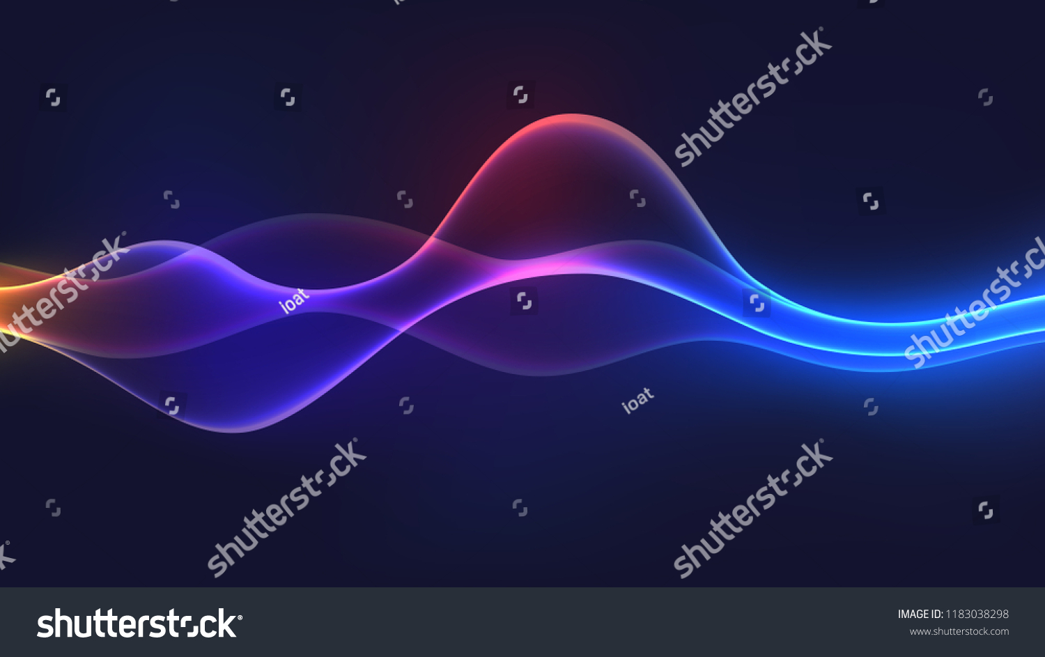 Speaking sound wave illustration vector #1183038298