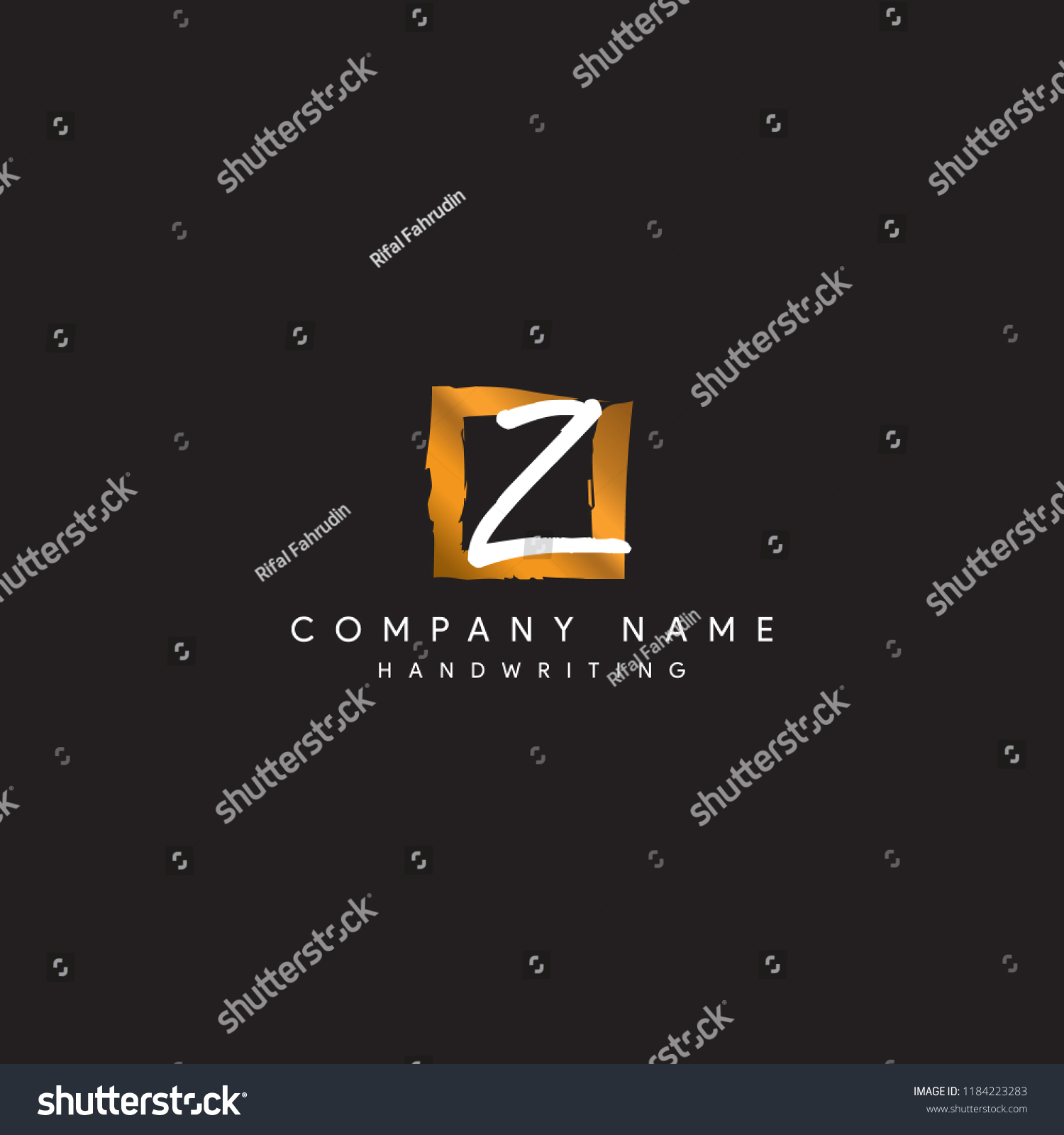 LETTER Z SIGNATURE LOGO OR LOGO DESIGN FOR - Royalty Free Stock Vector ...