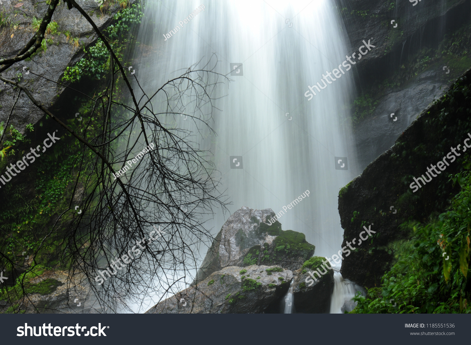Siribhume Waterfall at Doi Inthanon. #1185551536