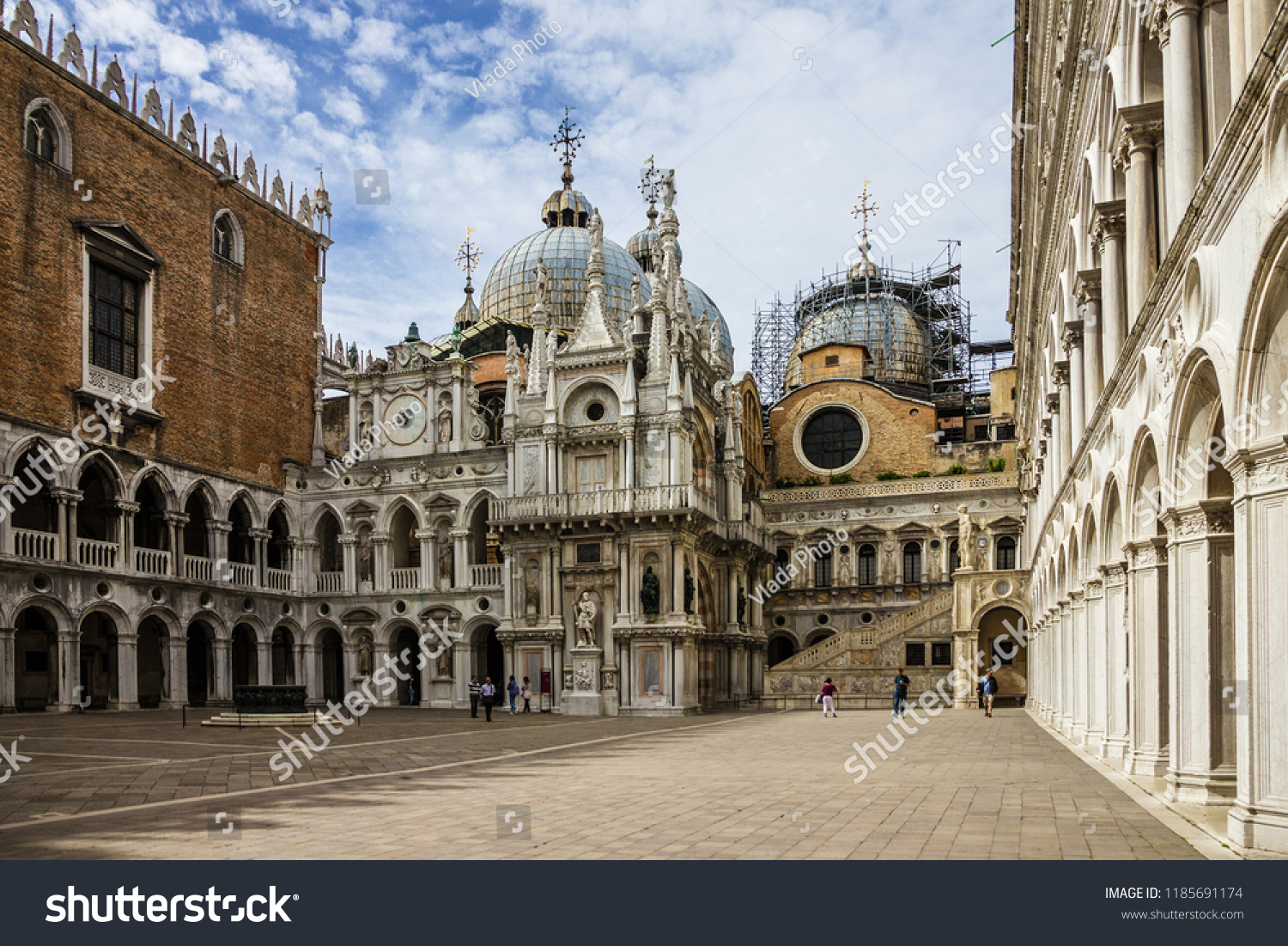 Palazzo Ducale inside and San Marco Cathedral, Venice, Italy #1185691174