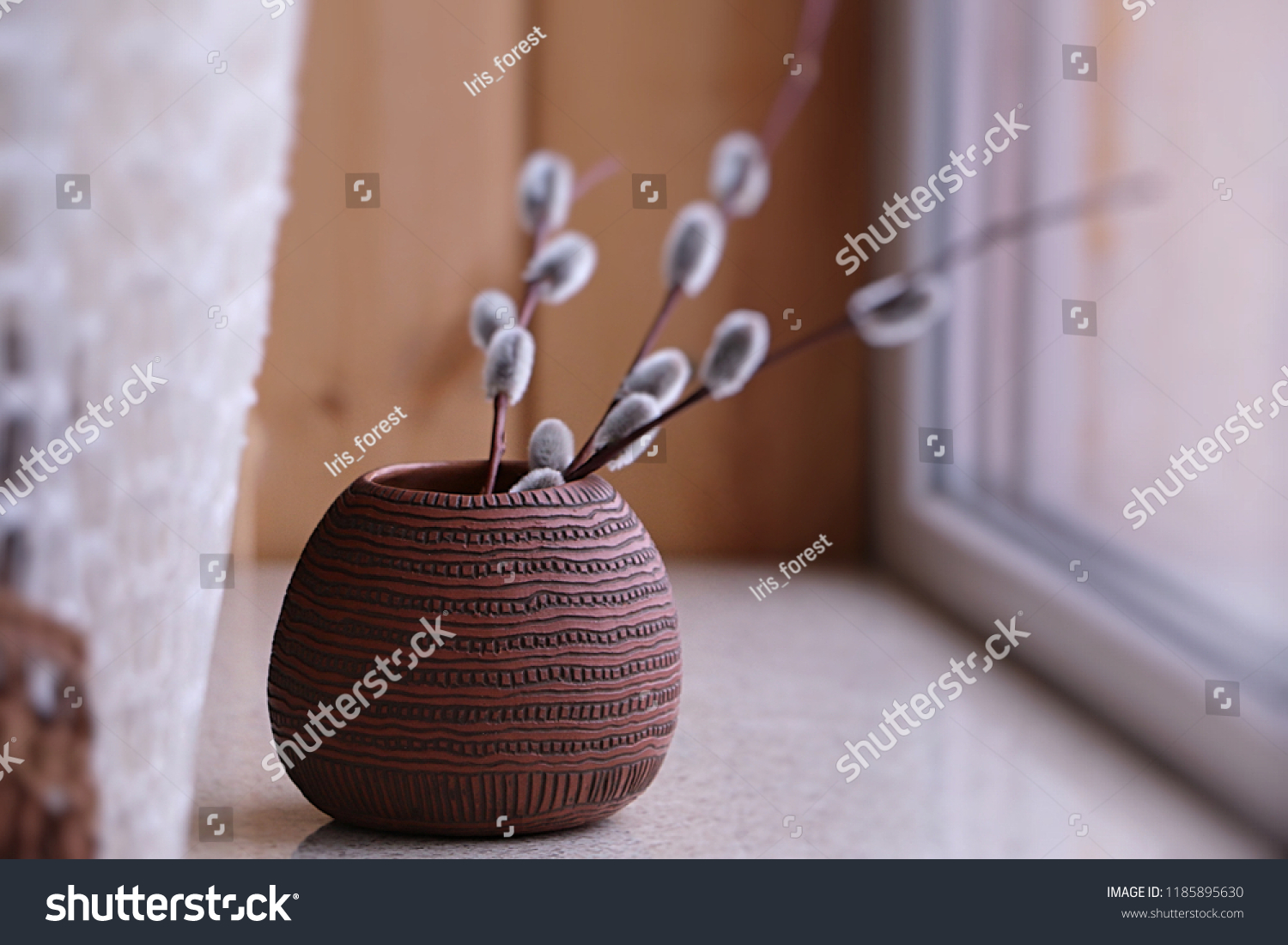 ceramic rustic vases #1185895630
