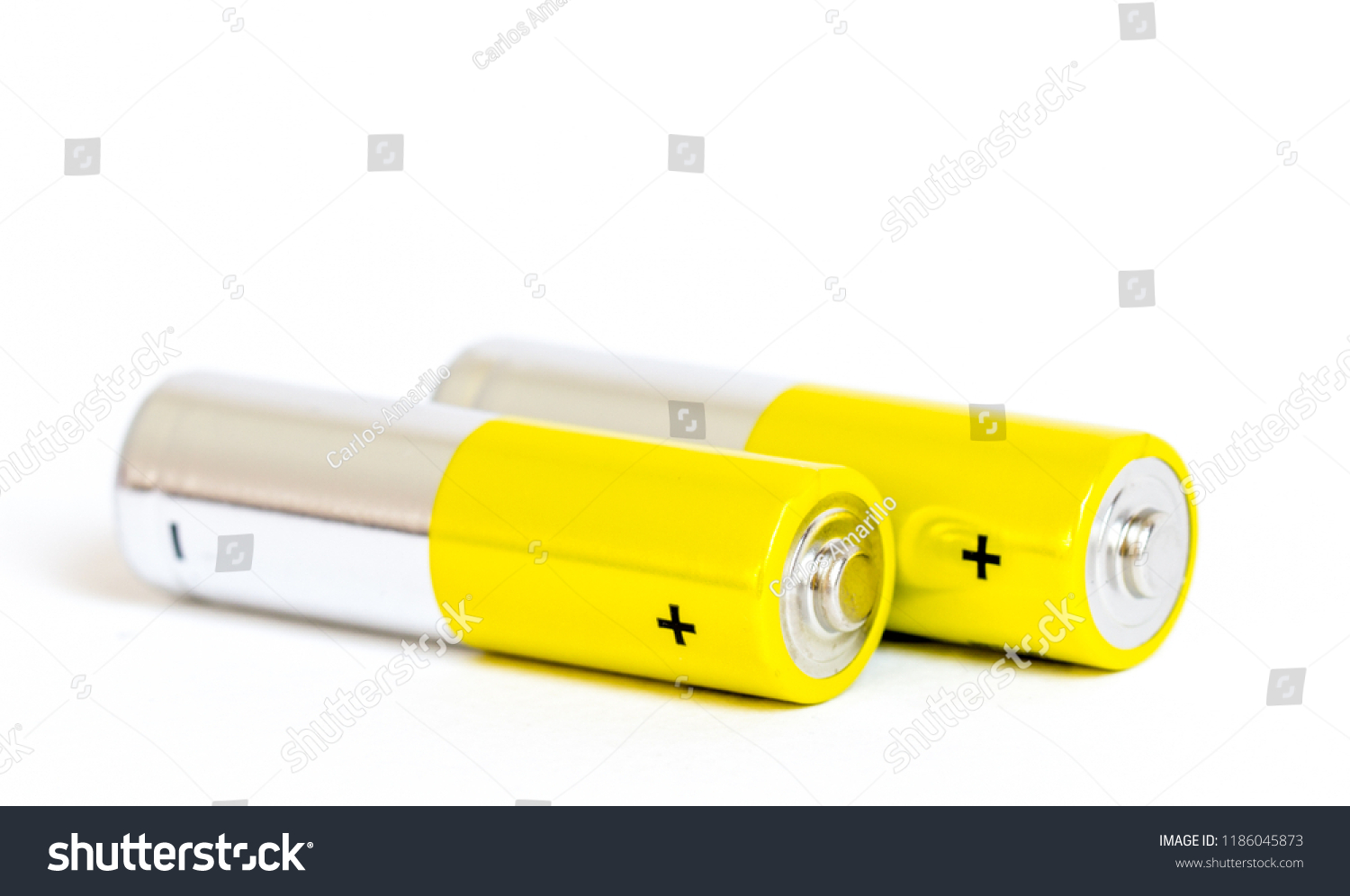 yellow alkaline batteries #1186045873