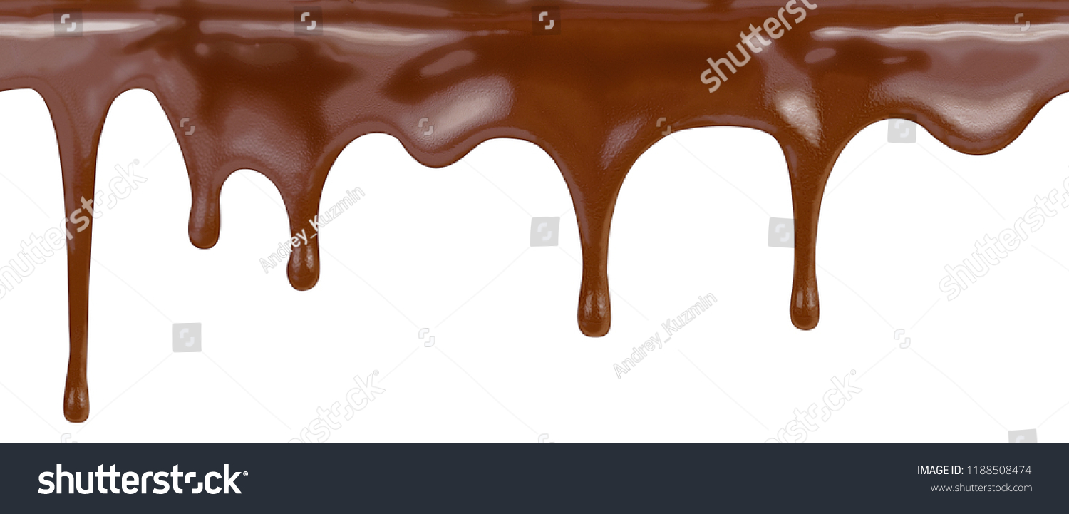 seamless chocolate pattern on white background with clipping path included #1188508474