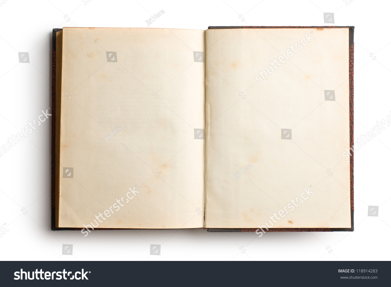 open old book on white background #118914283