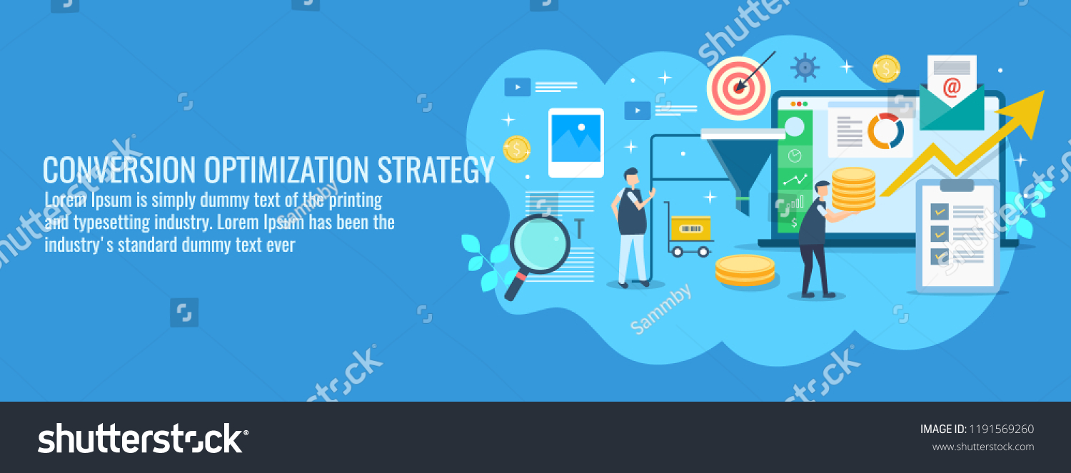 Conversion optimization strategy - Business - Royalty Free Stock Vector ...